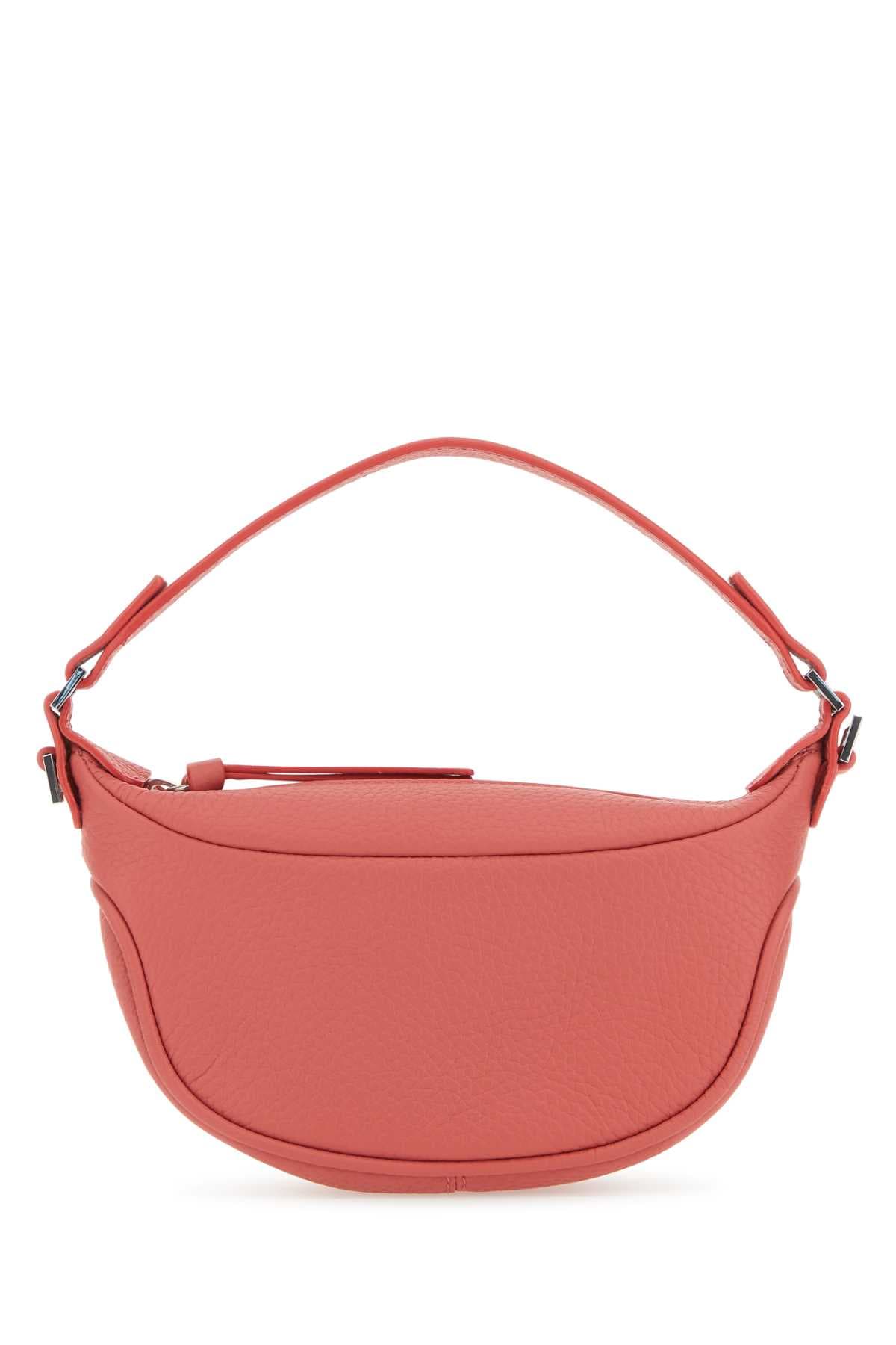Salmon leather mini Ami handbag