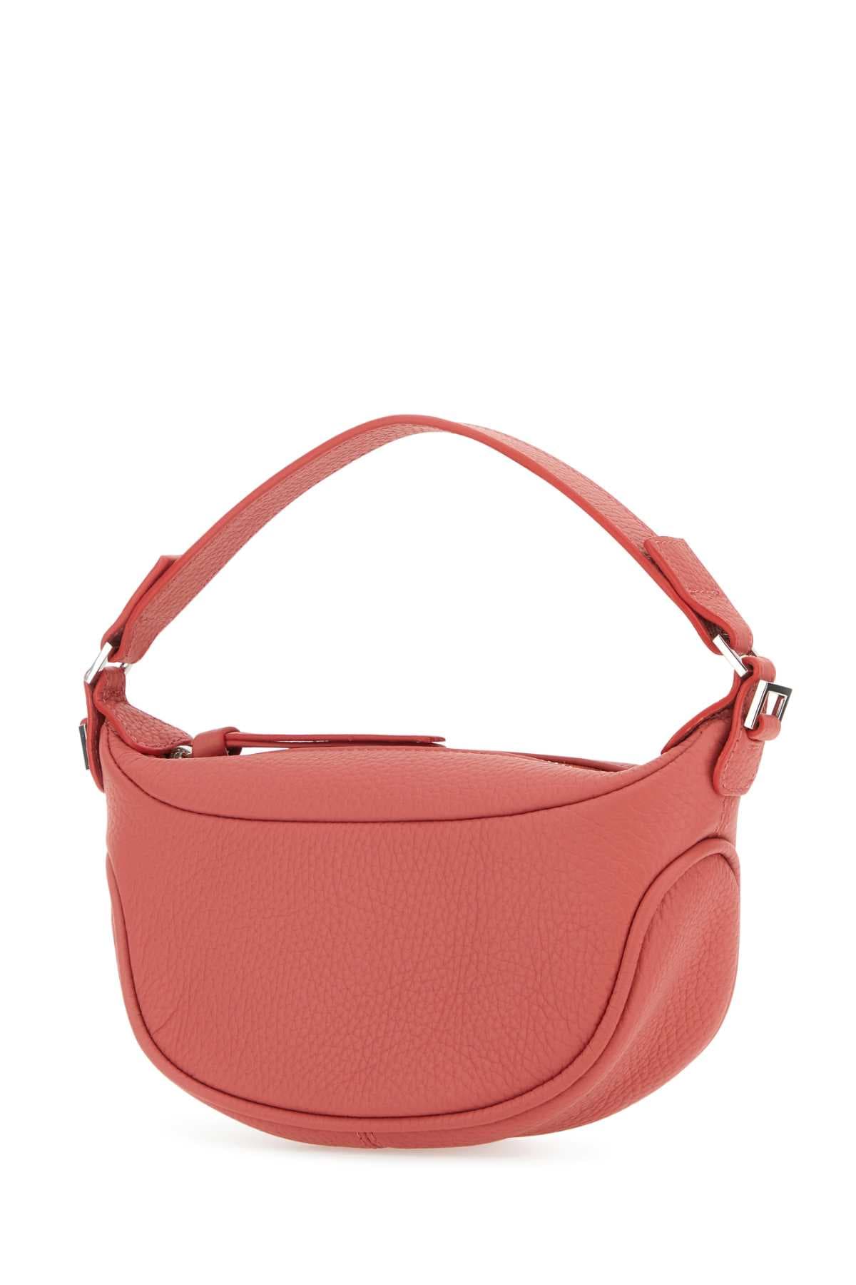 Salmon leather mini Ami handbag - мініатюра 2
