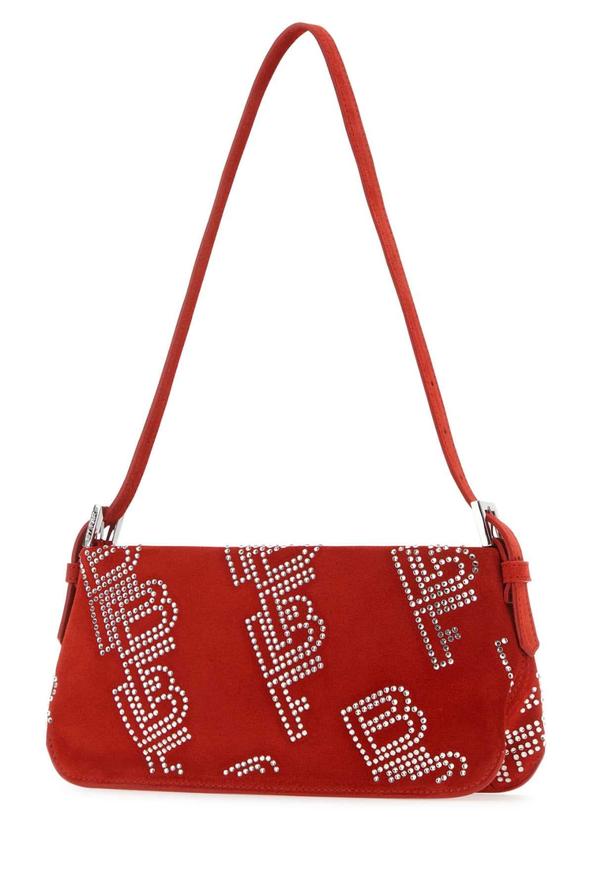 Embellished suede Dulce shoulder bag - мініатюра 2