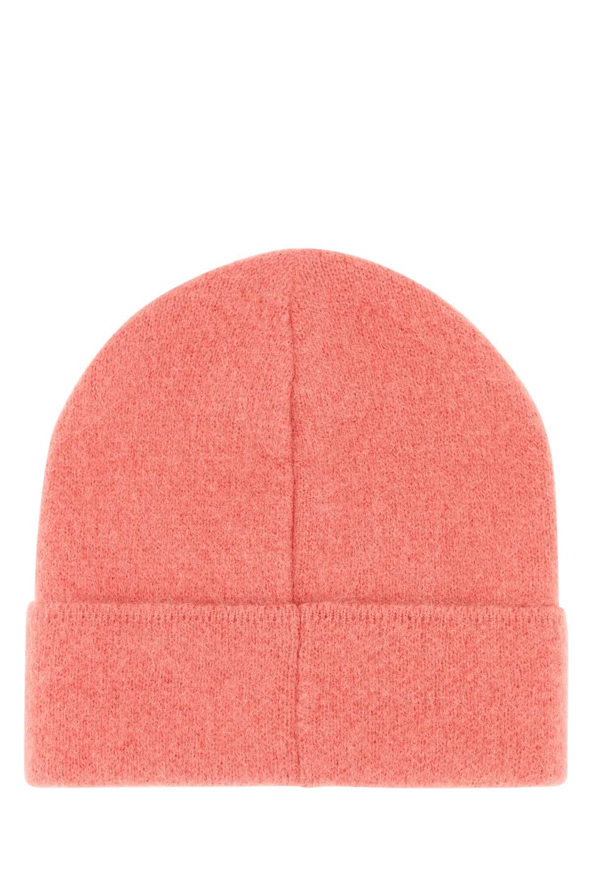 Salmon alpaca beanie hat - мініатюра 2