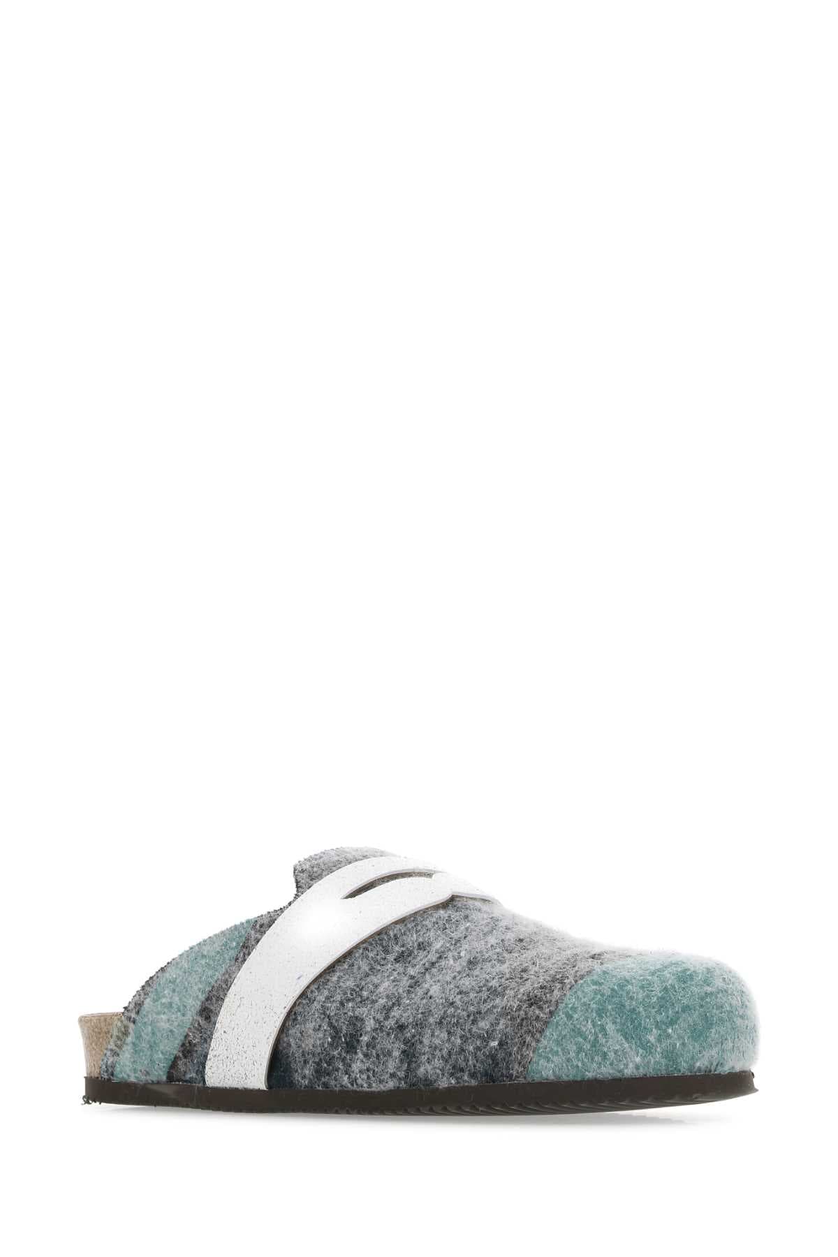 Multicolor fabric slippers - мініатюра 2
