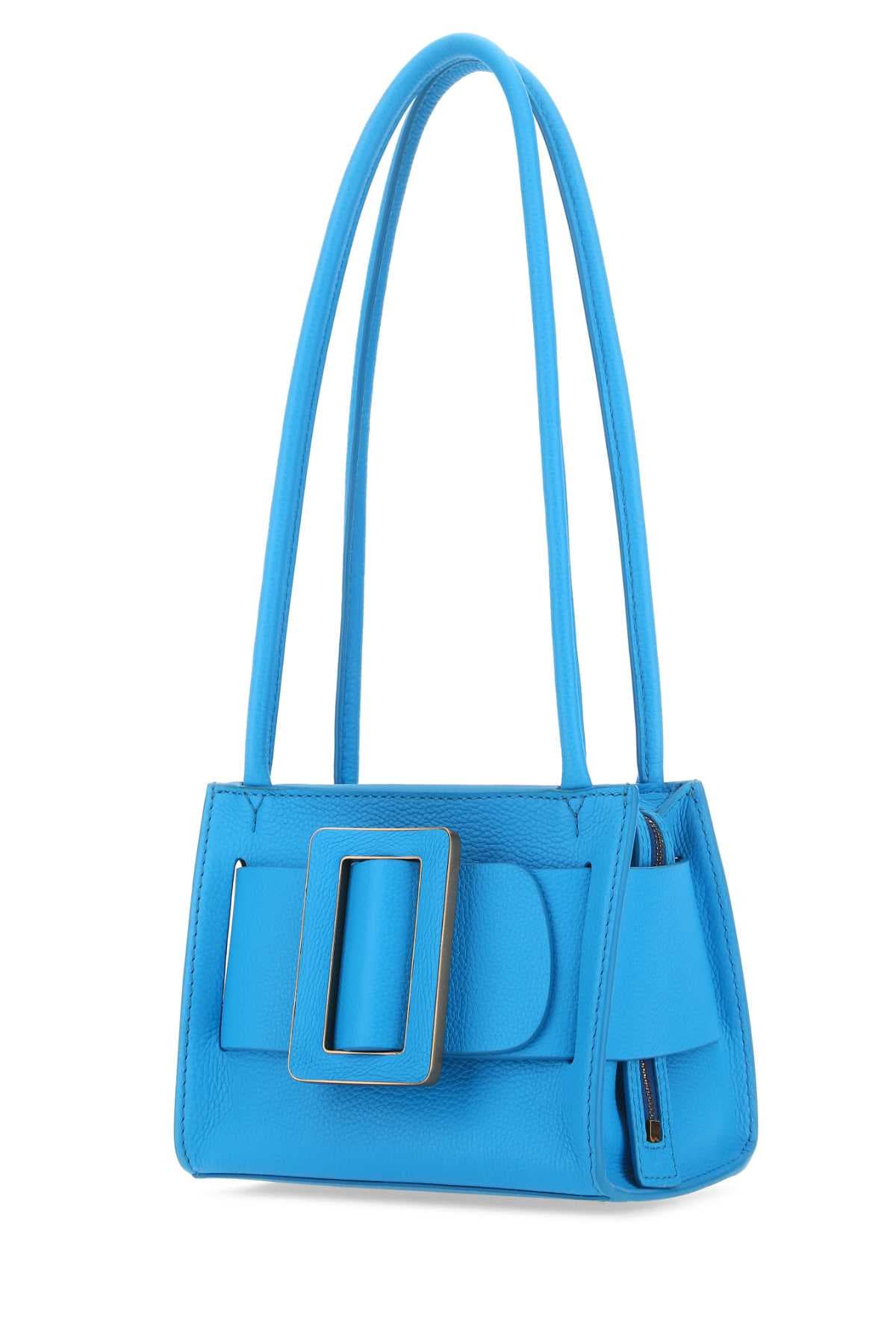 Light blue leather Bobby 18 Soft shoulder bag - мініатюра 2