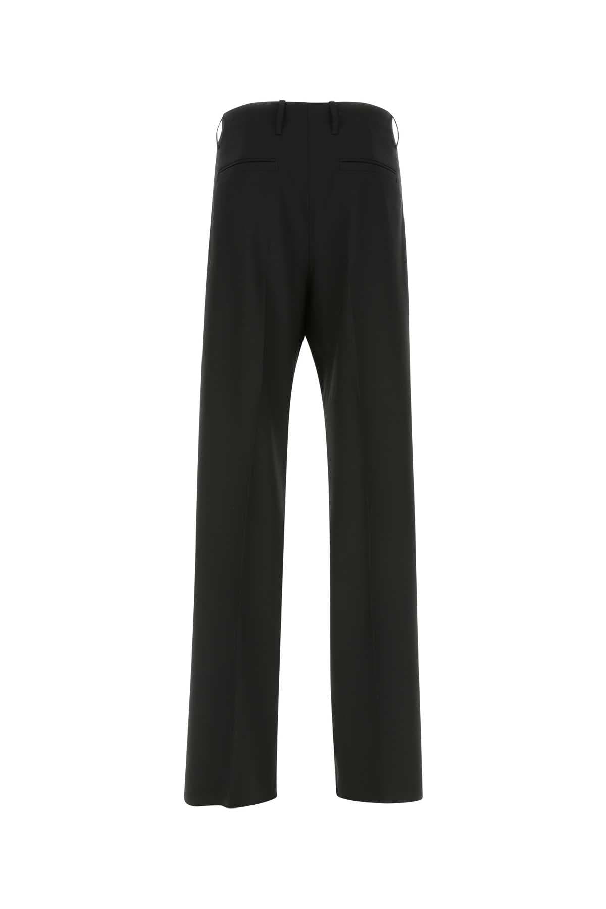 Black stretch wool pant - мініатюра 2