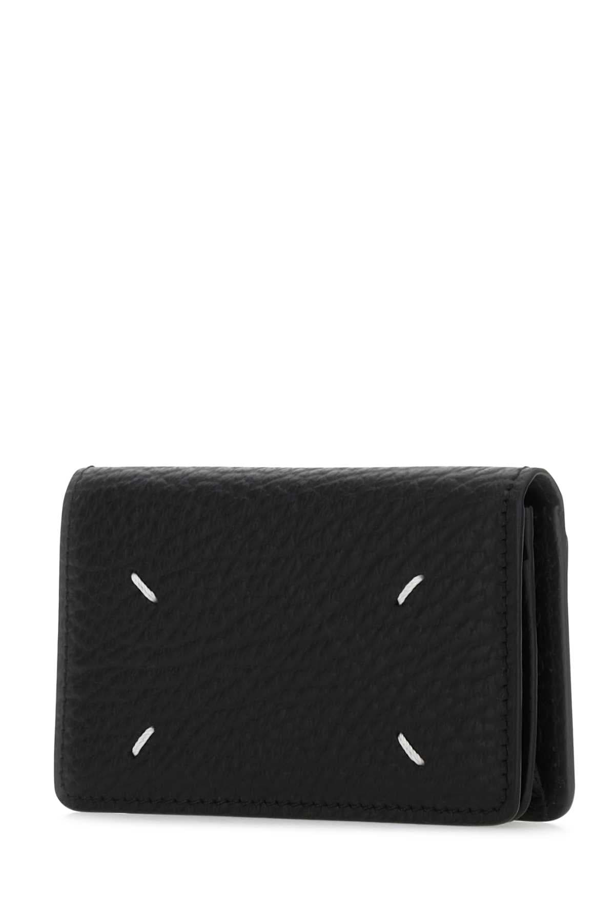Black leather coin purse - мініатюра 2