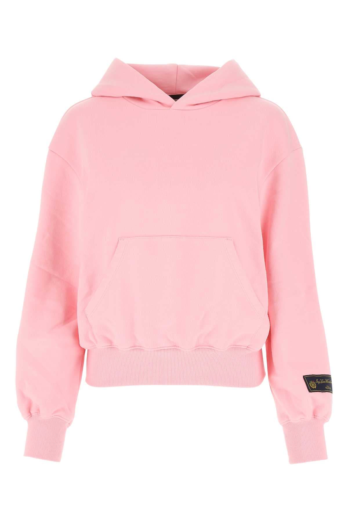 Pink cotton sweatshirt