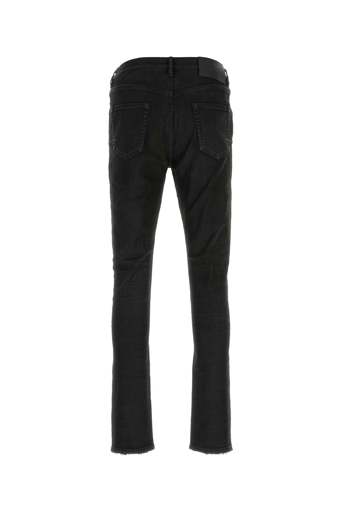 Black stretch denim jeans - мініатюра 2