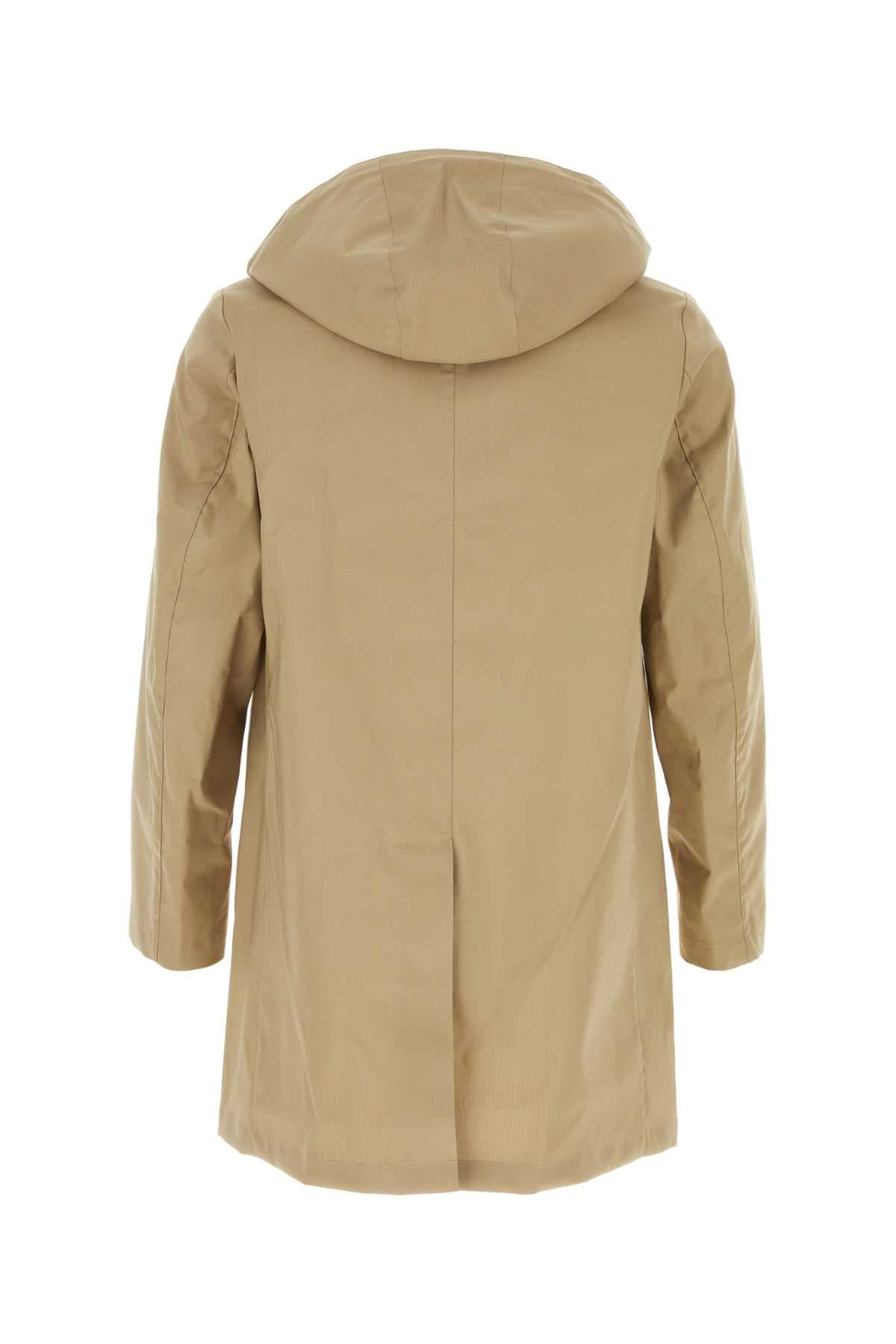 Beige cotton Cambridge raincoat - мініатюра 2