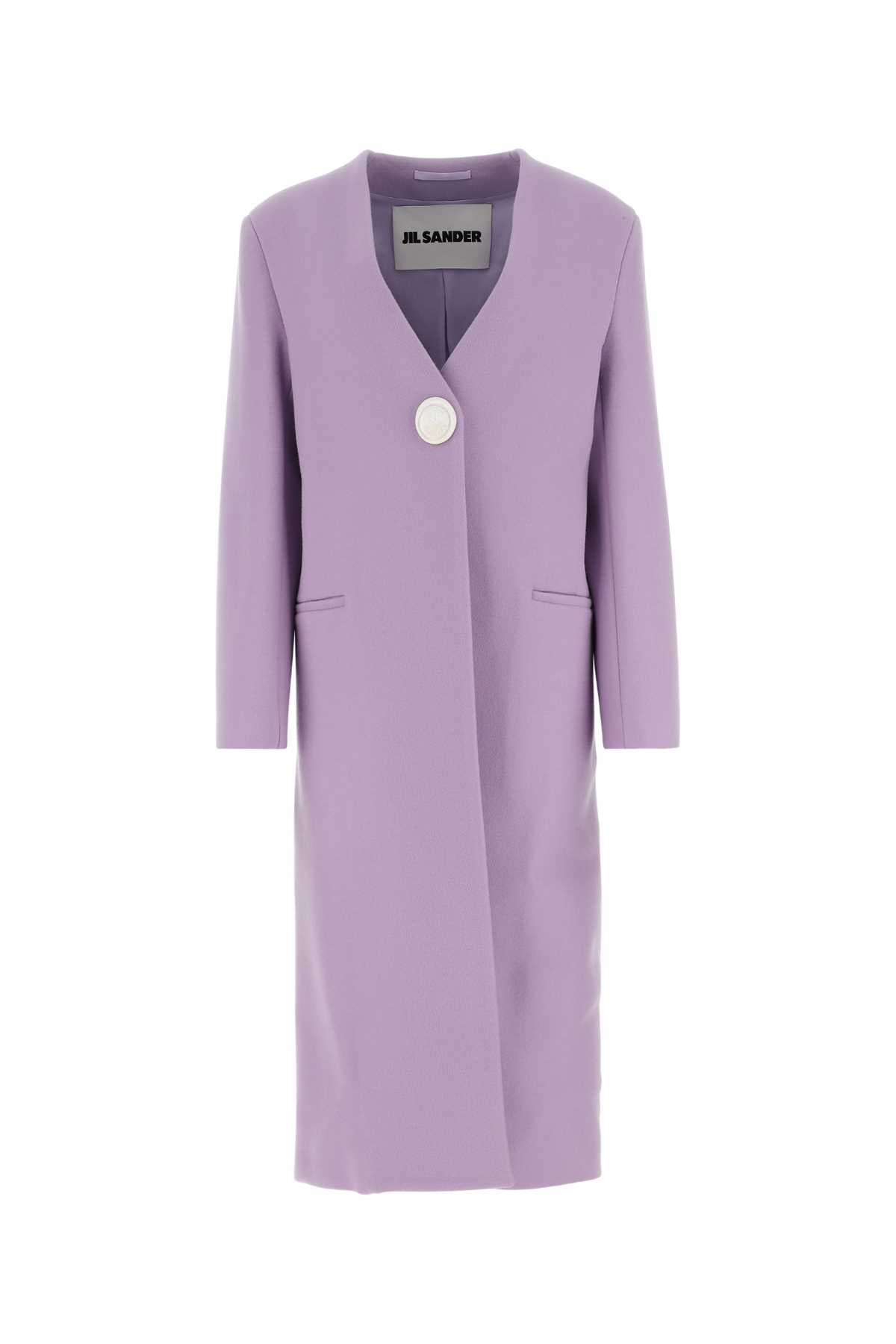 Lilac cashmere coat