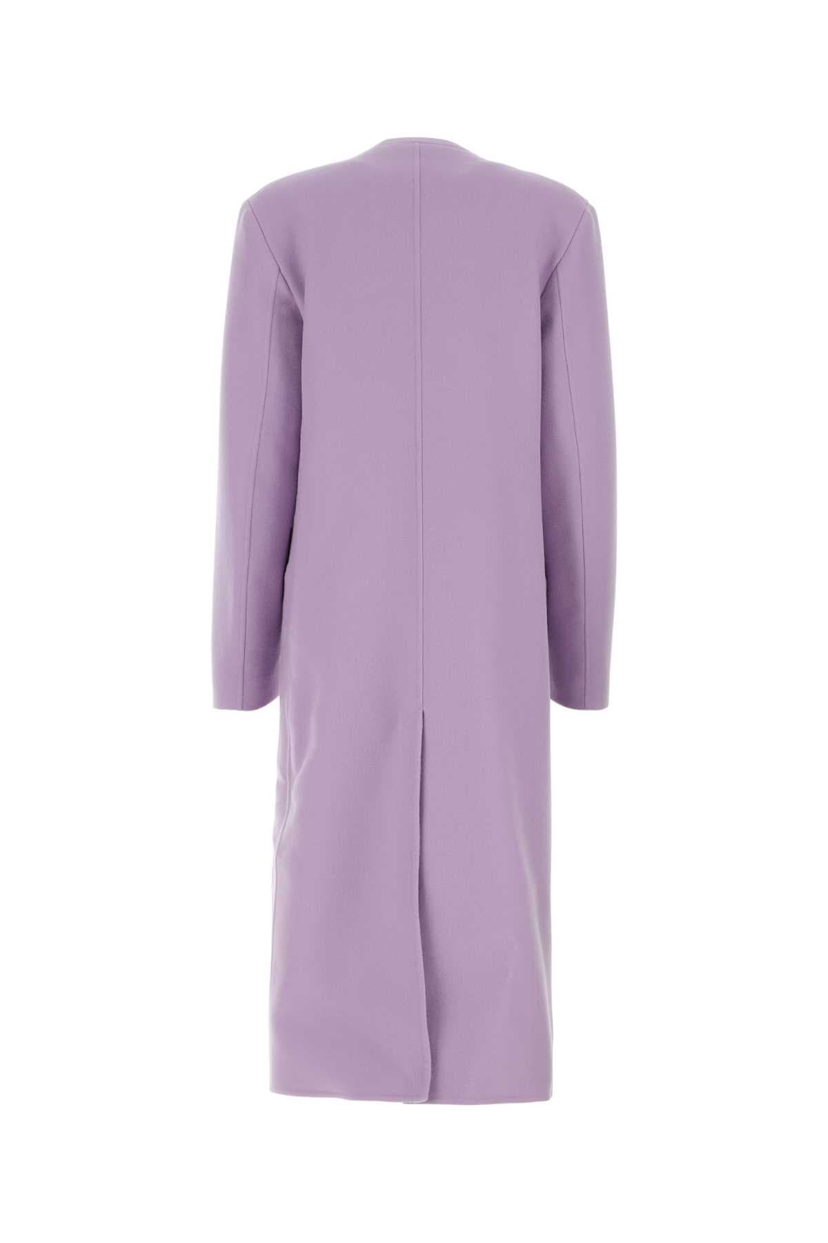 Lilac cashmere coat - мініатюра 2