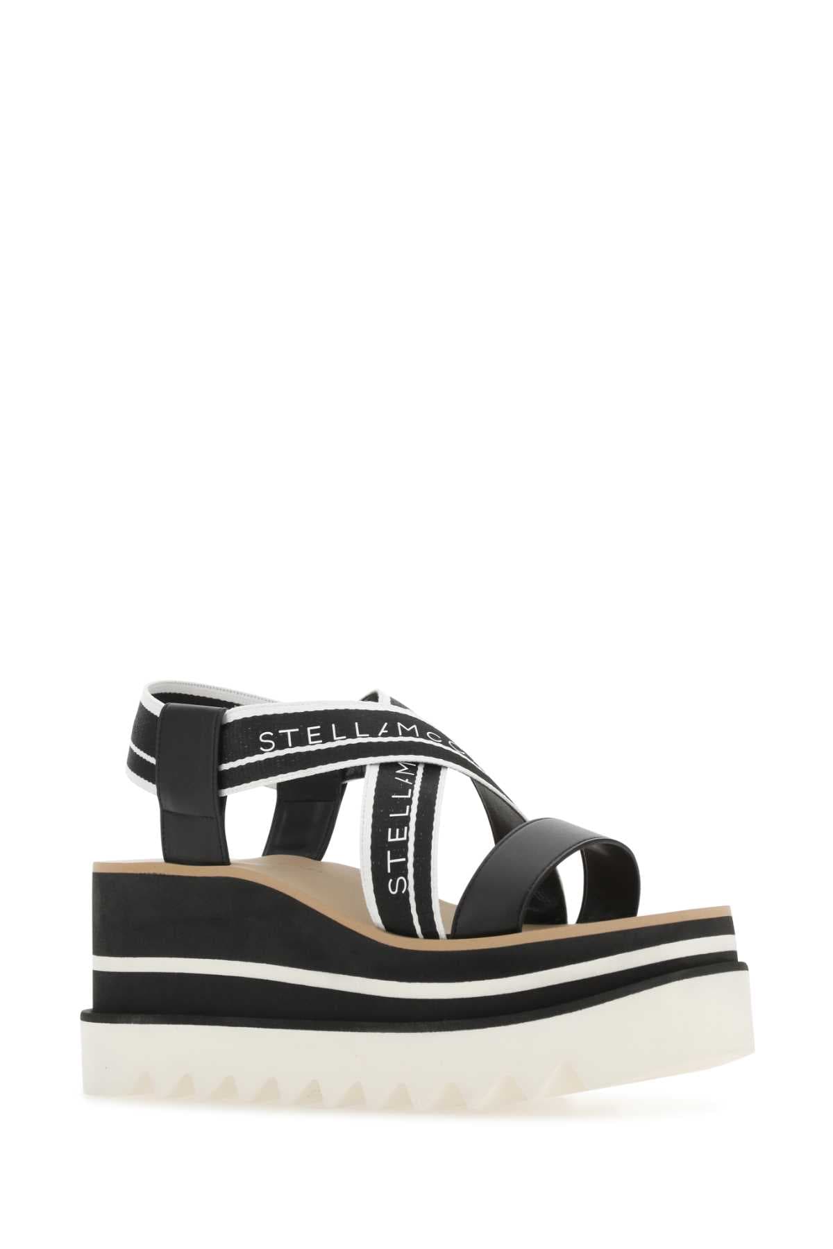 Two-tone fabric Sneak Elyse sandals - мініатюра 2