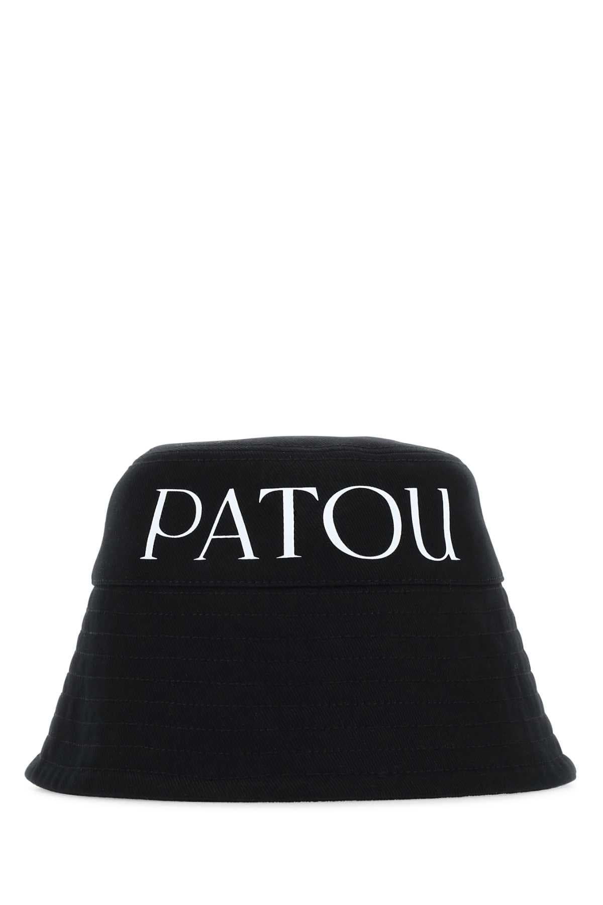 Black canvas hat