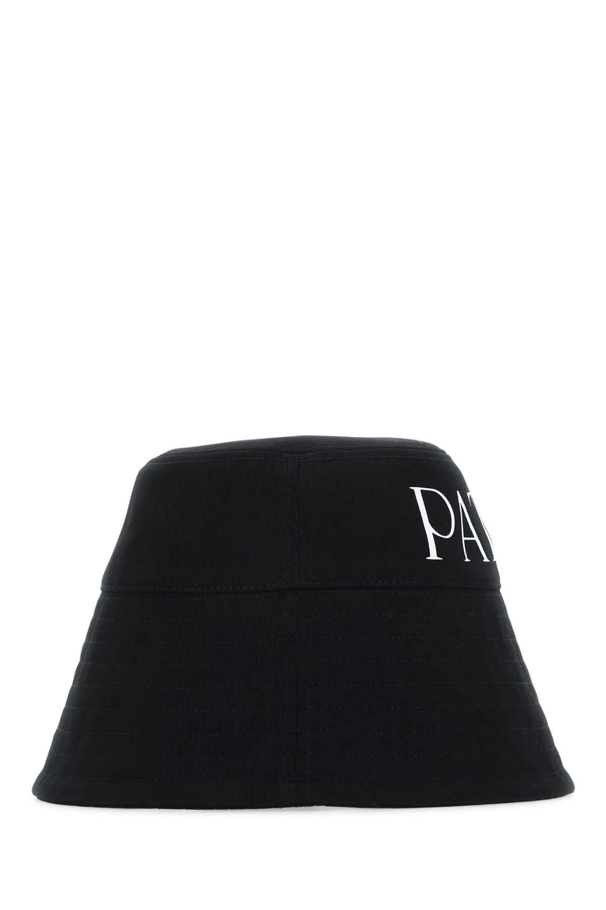 Black canvas hat - мініатюра 2