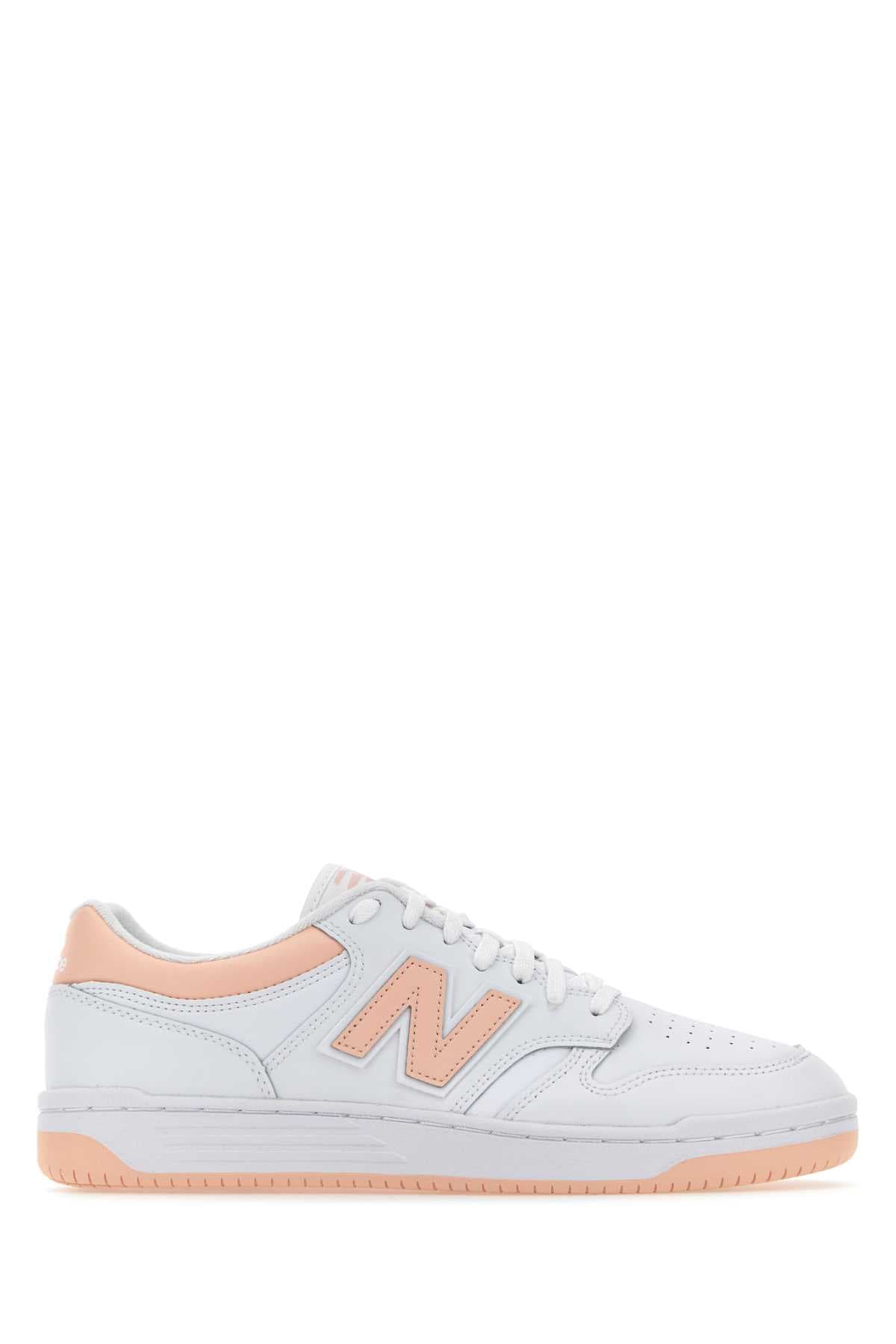 Two-tone leather 480 sneakers