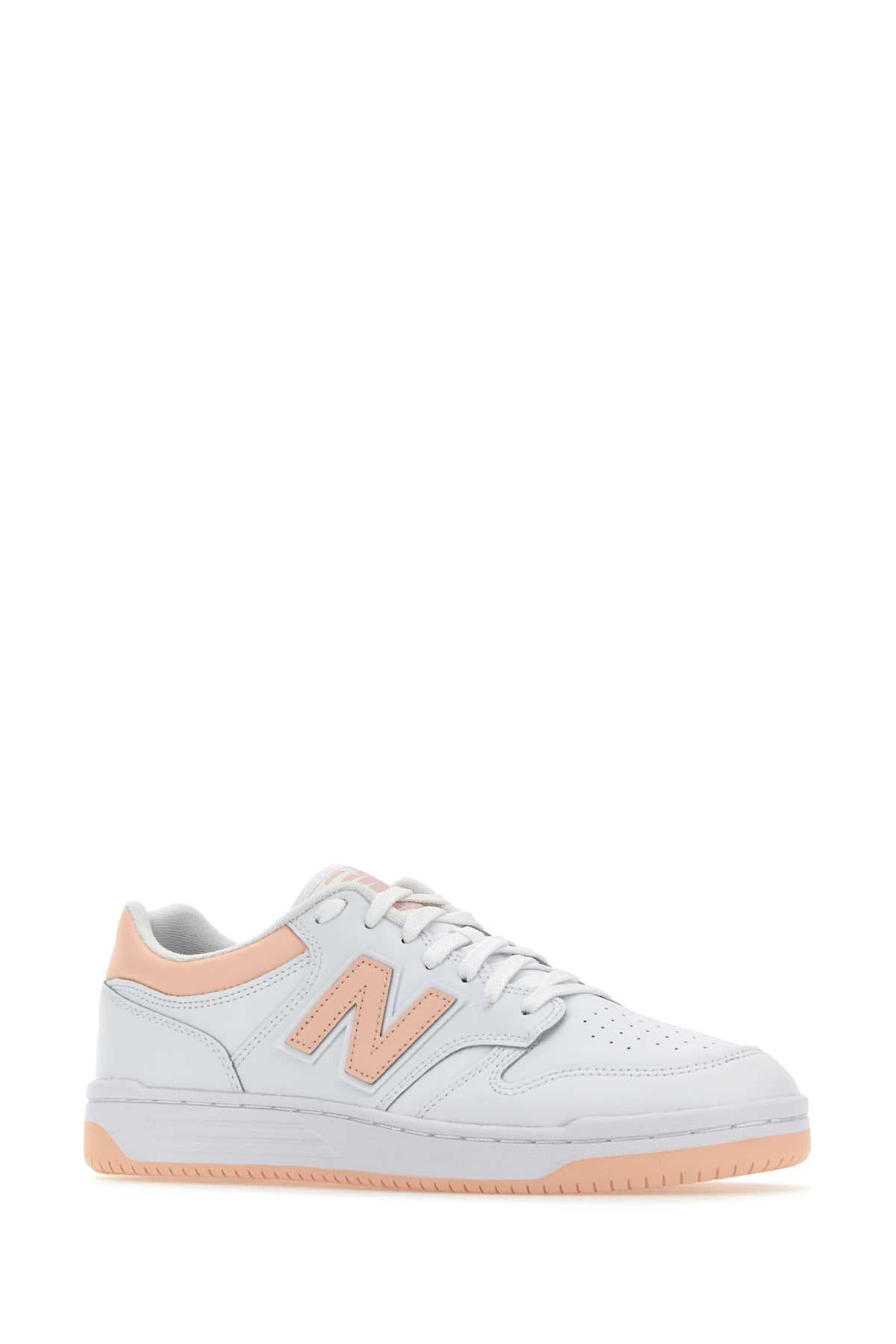 Two-tone leather 480 sneakers - мініатюра 2