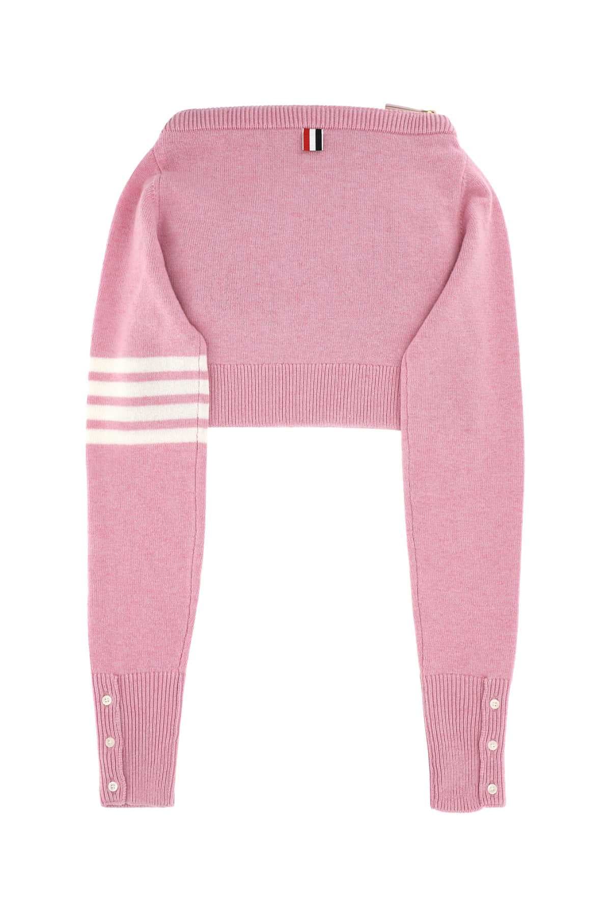 Pink wool clutch - мініатюра 2