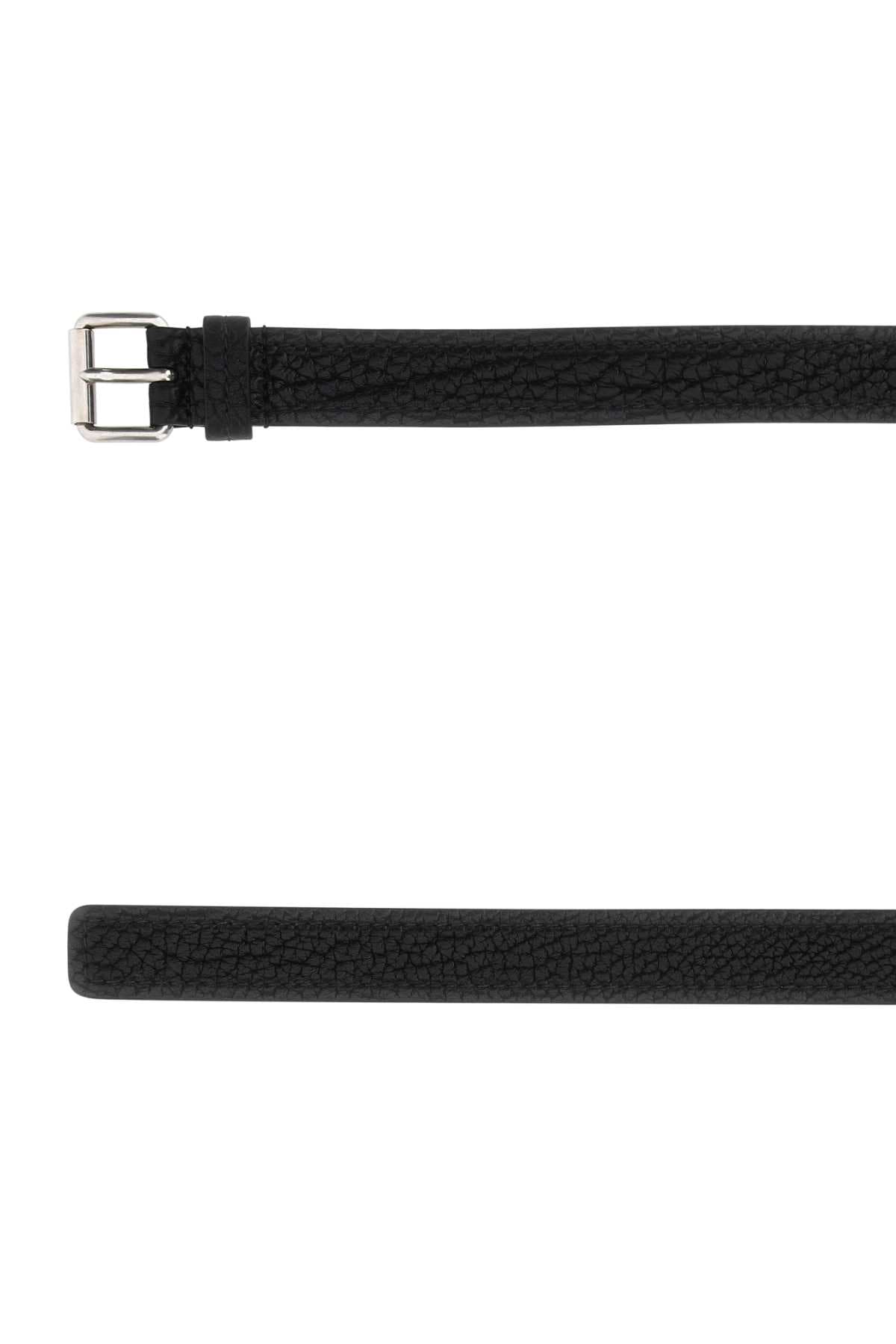 Black leather belt - мініатюра 2