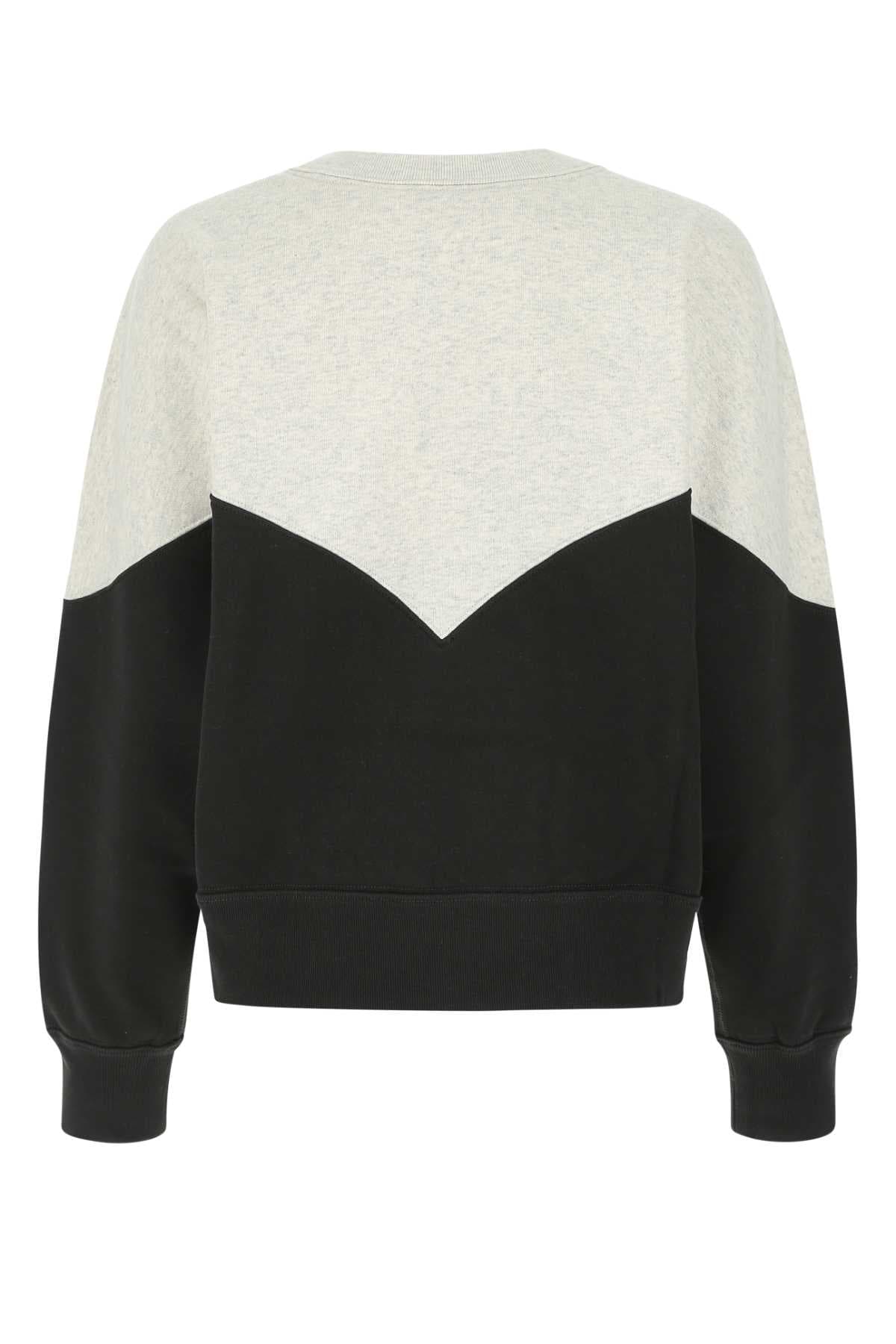 Two-tone cotton blend Houston sweatshirt - мініатюра 2