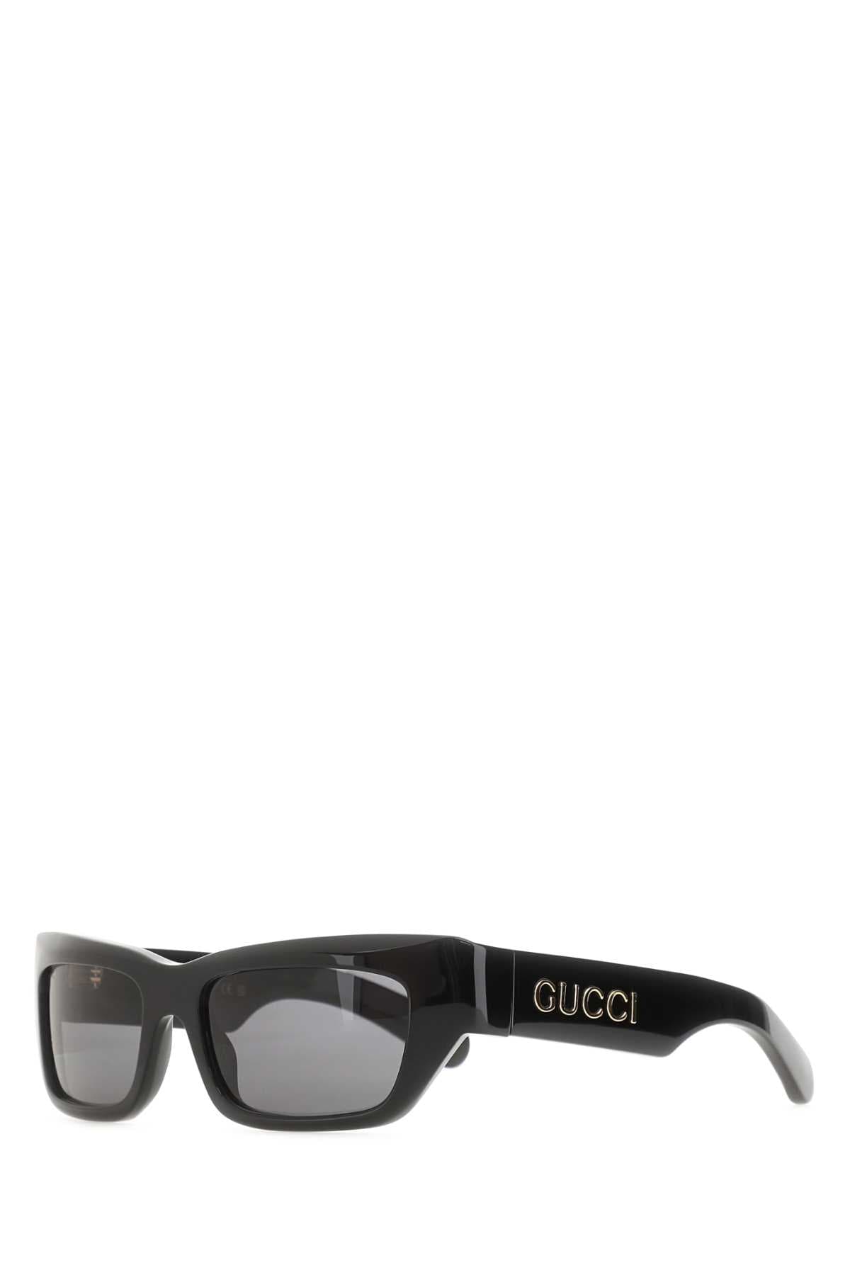 Black acetate sunglasses