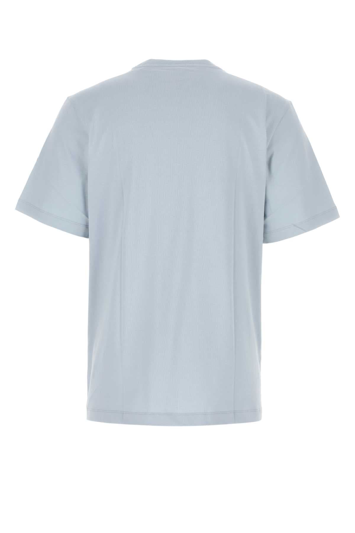 Light-blue cotton oversize t-shirt - мініатюра 2