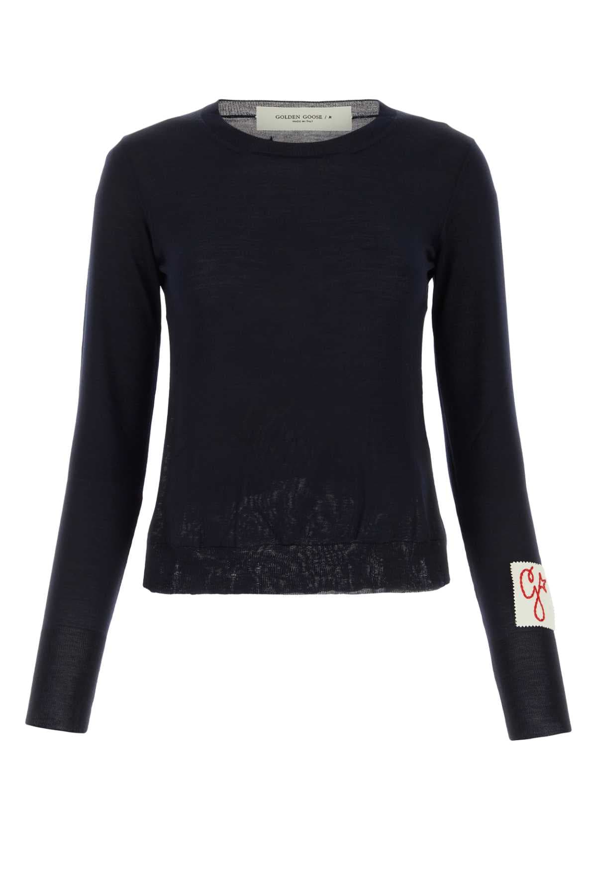 Black wool sweater