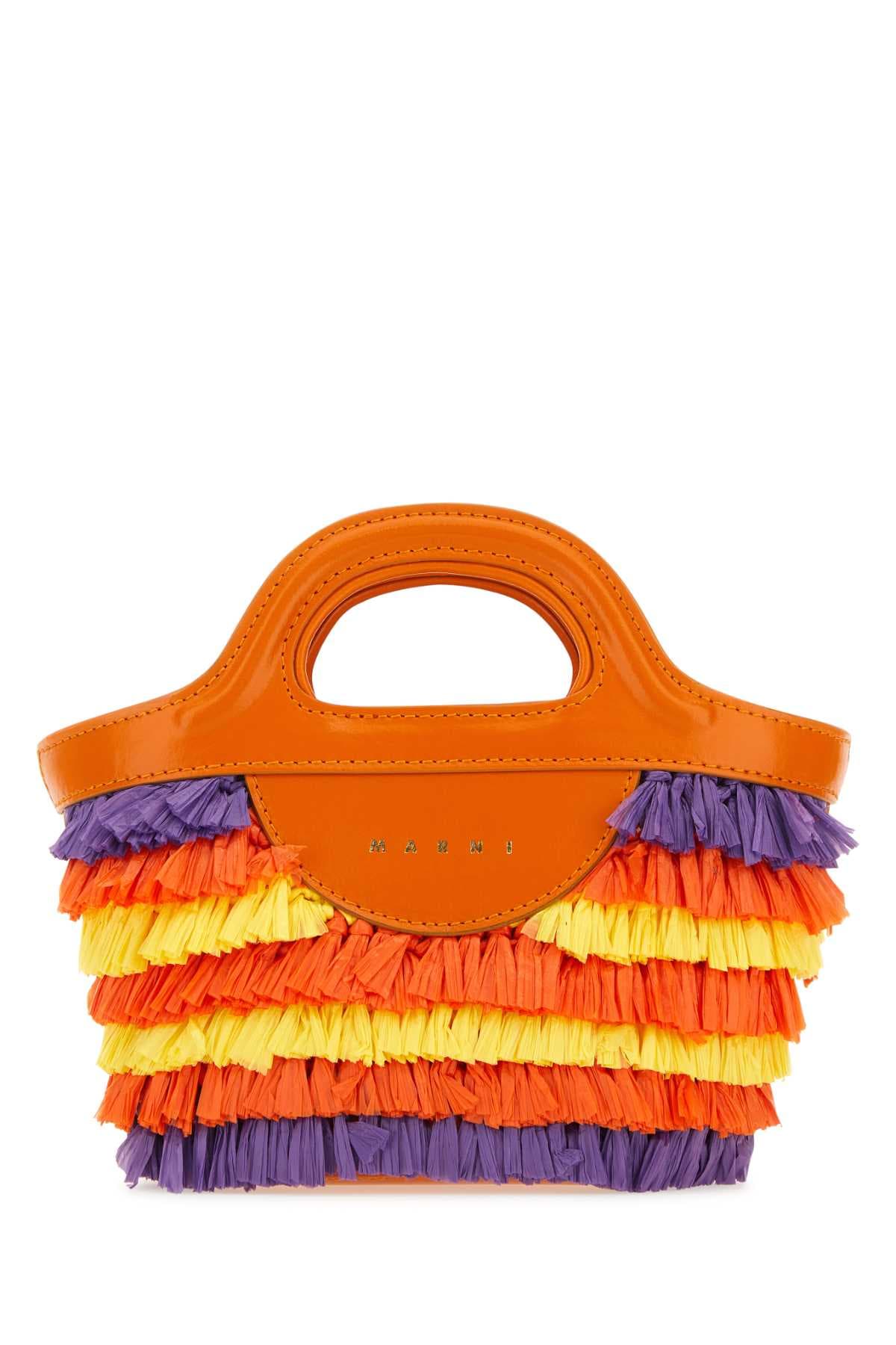 Multicolor fabric micro Tropicalia Summer handbag