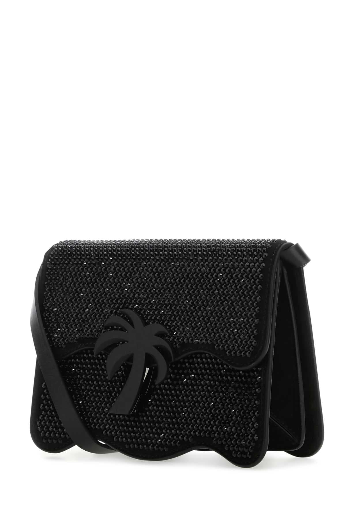 Embellished suede Palm Beach crossbody bag - мініатюра 2