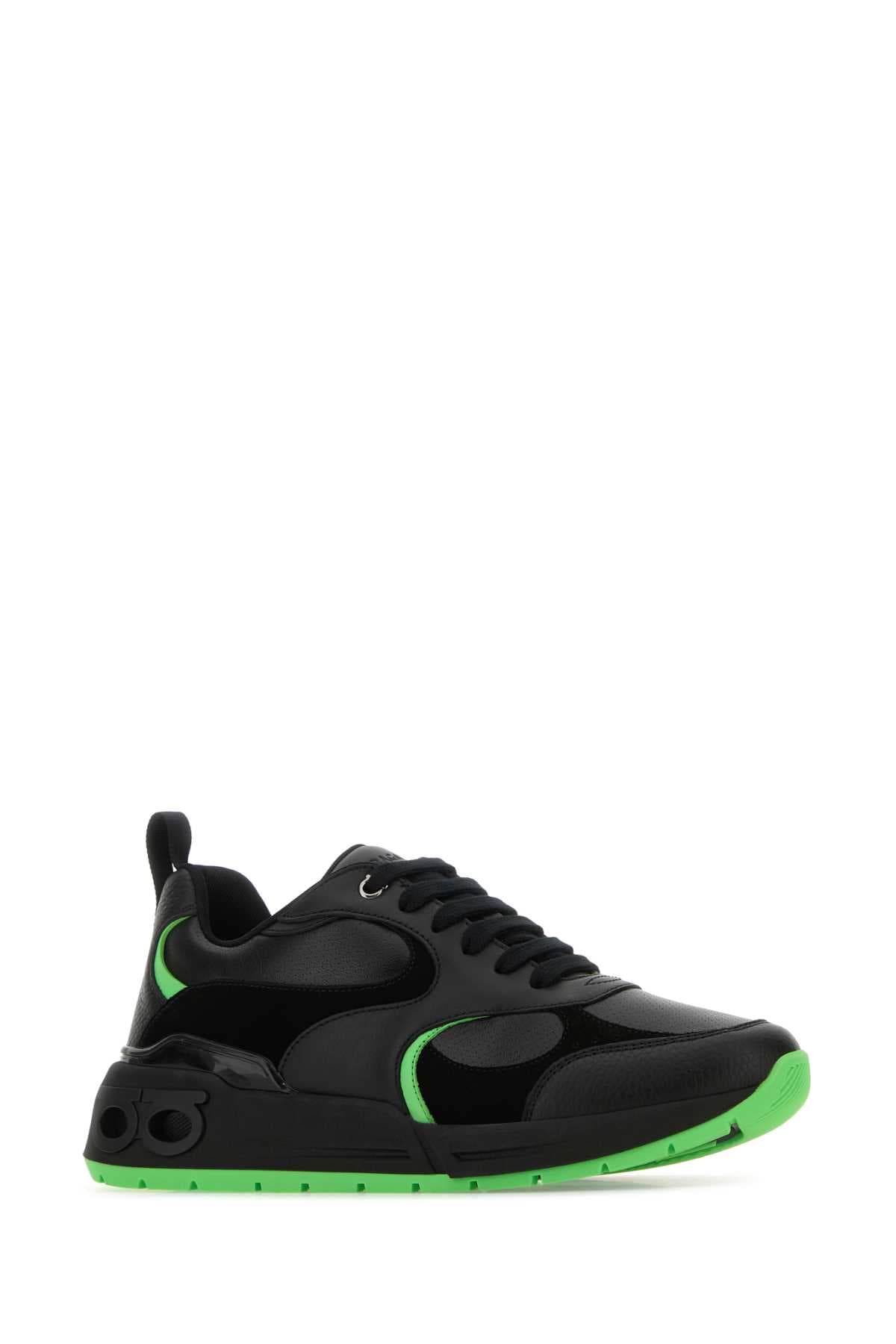 Black leather Cosimina sneakers - мініатюра 2