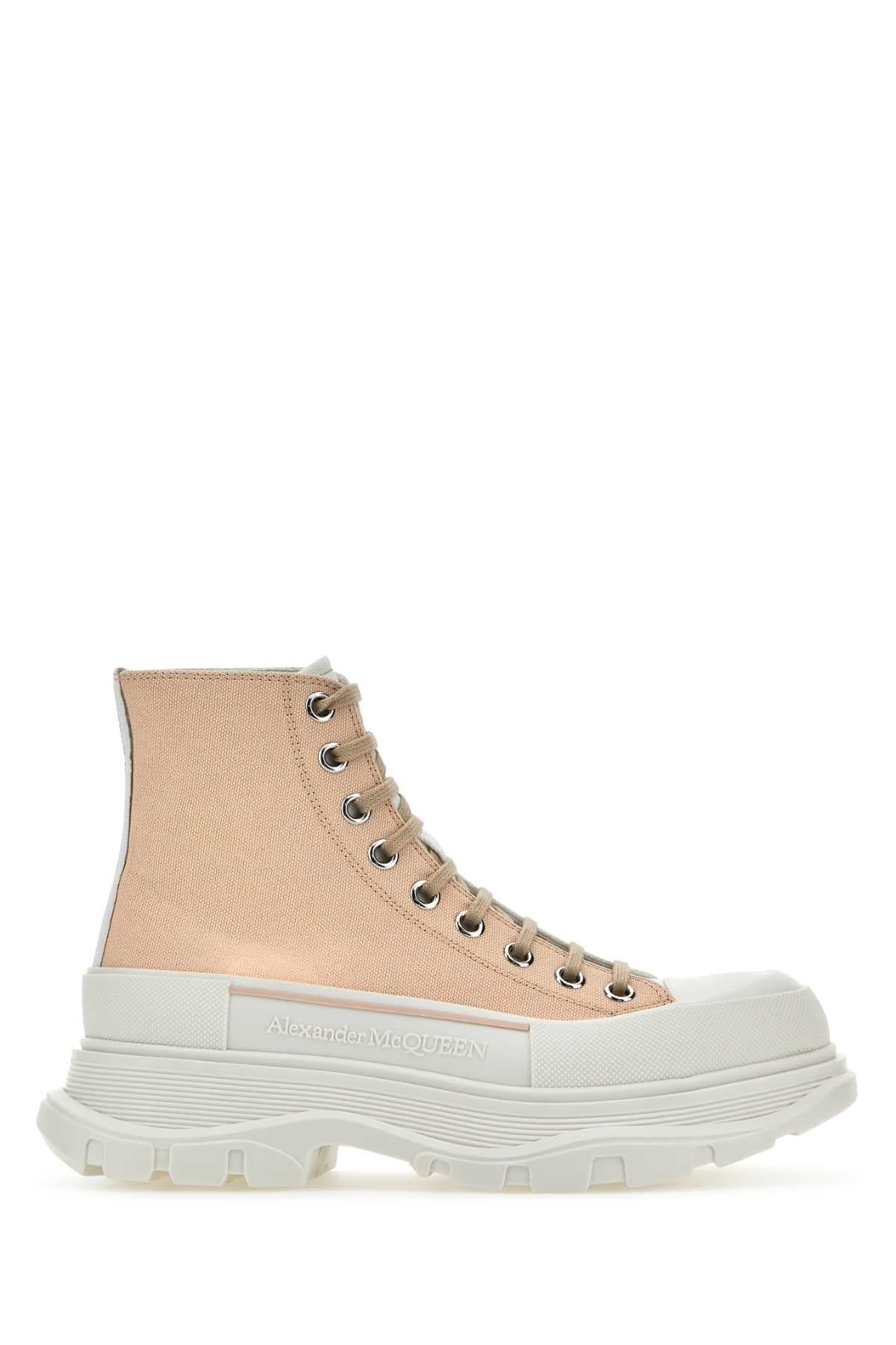 Skin pink canvas Tread Slick sneakers