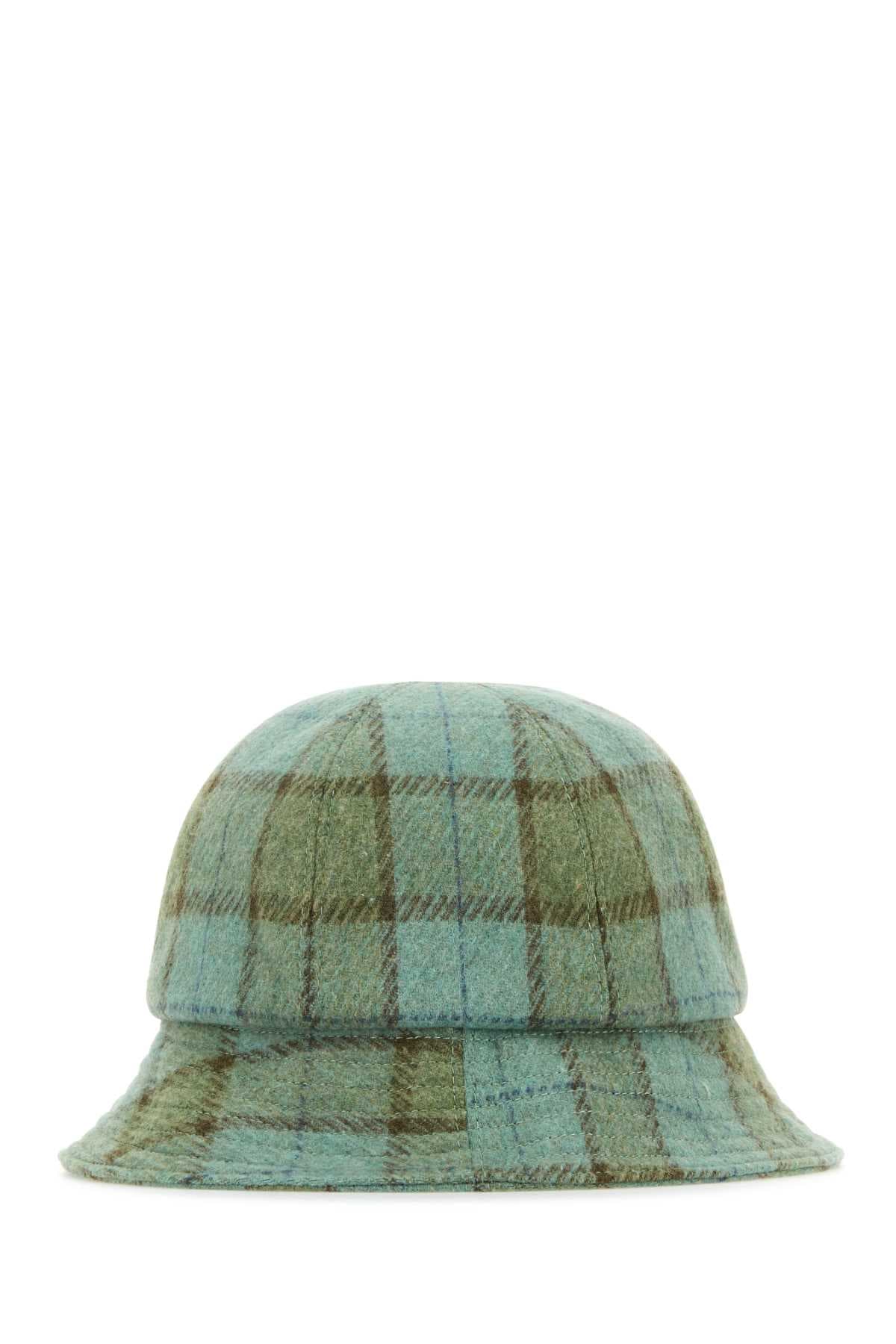 Embroidered wool blend Franz bucket hat - мініатюра 2