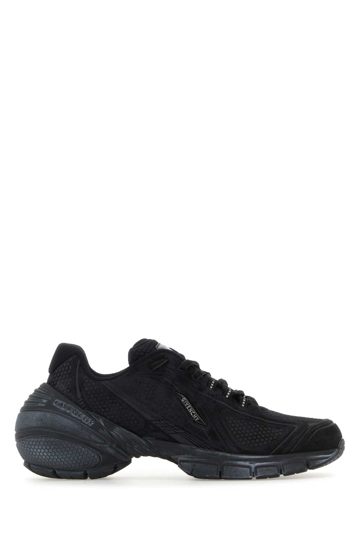 Black leather TK-MX Runner sneakers