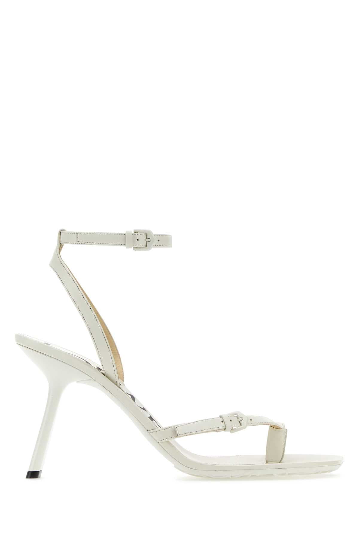 White leather Paula s Ibiza Petal sandals