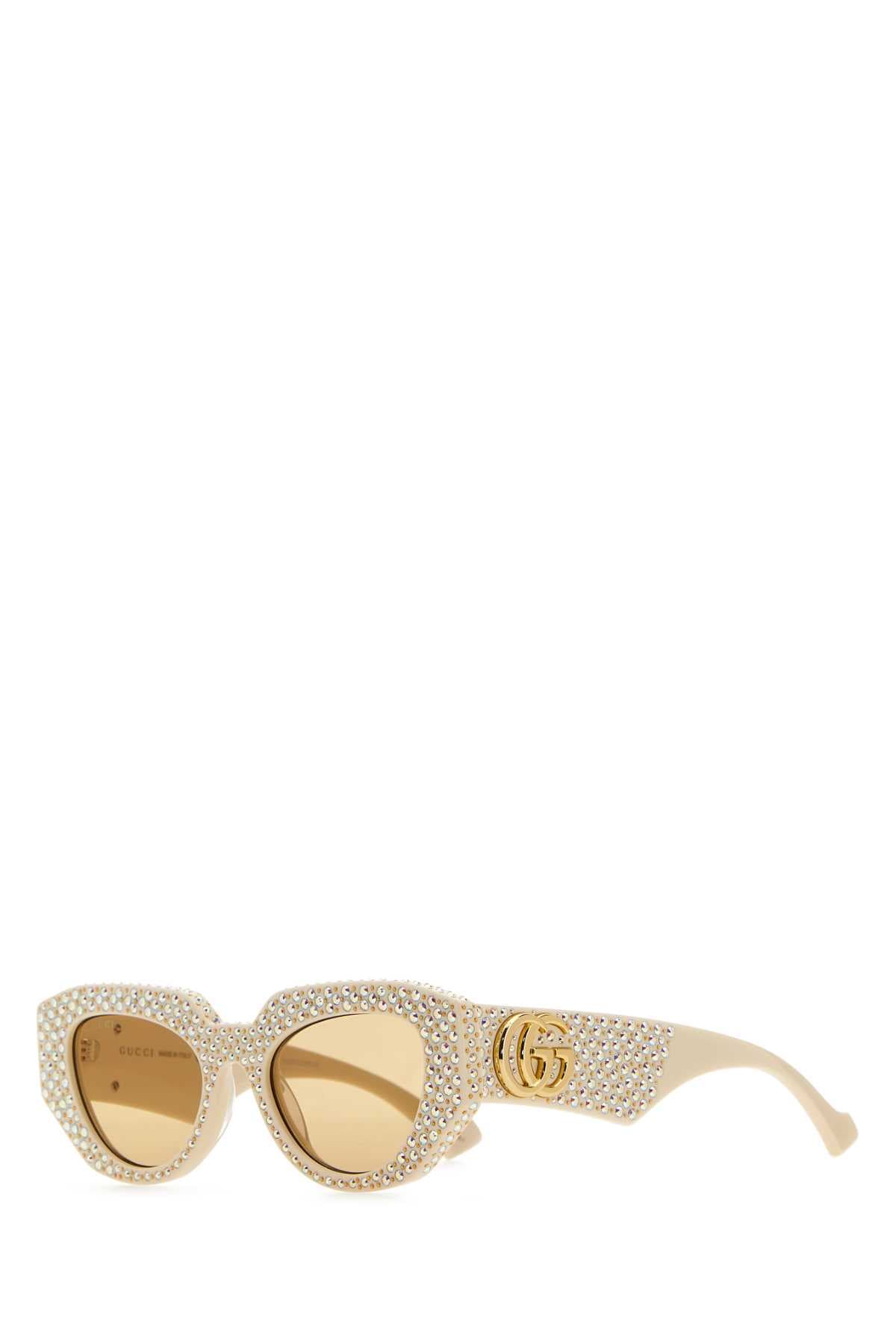Embellished acetate sunglasses