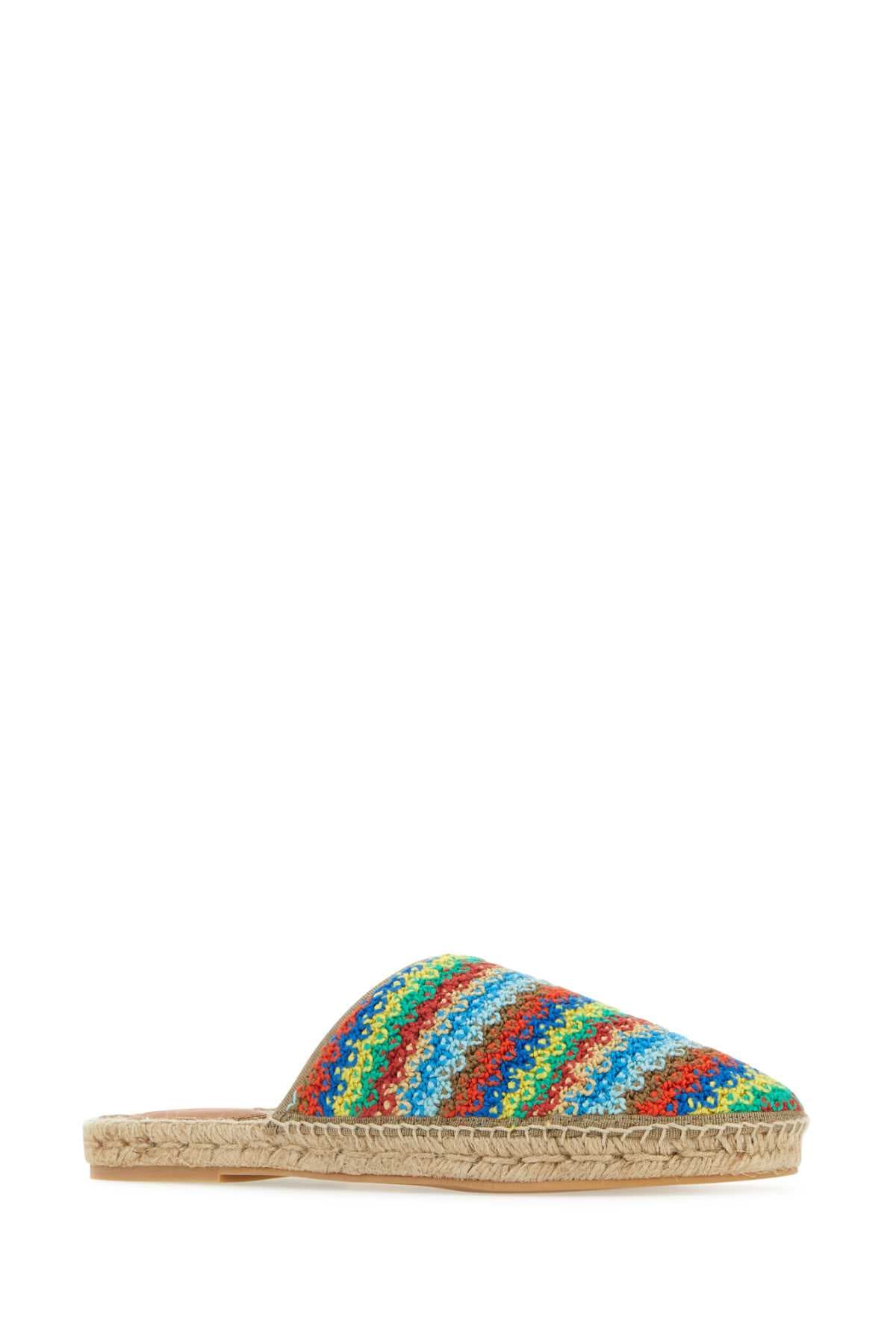 Multicolor crochet Over The Rainbow espadrilles - мініатюра 2
