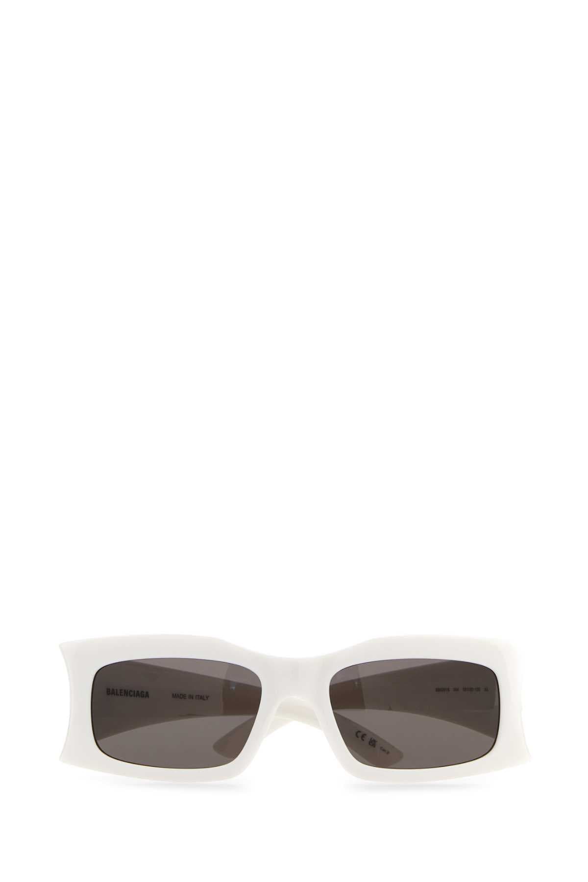 White acetate sunglasses - мініатюра 2