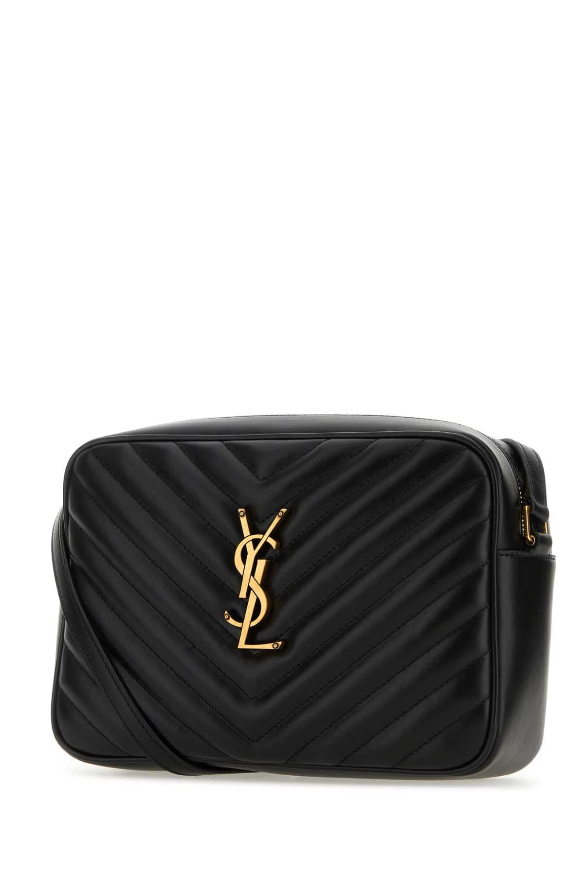 Black leather crossbody bag - мініатюра 2