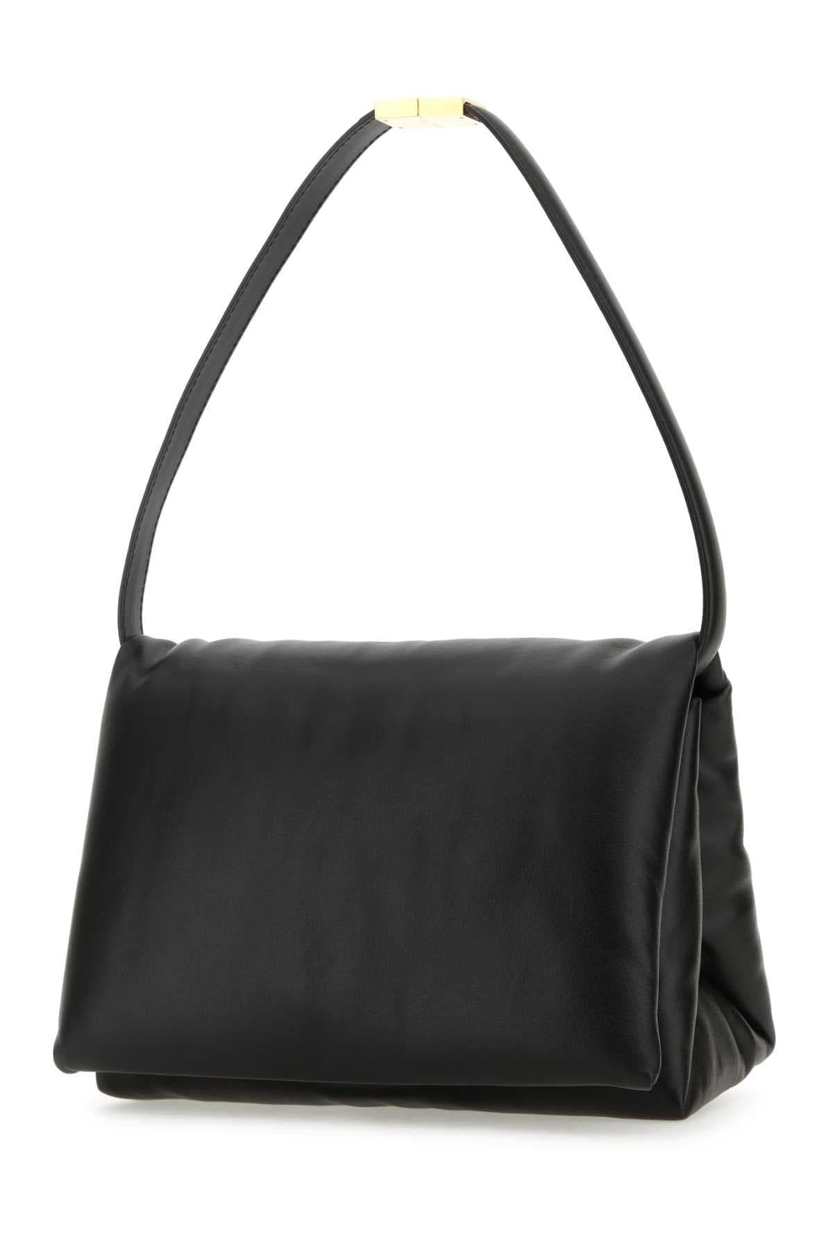 Black leather shoulder bag - мініатюра 2