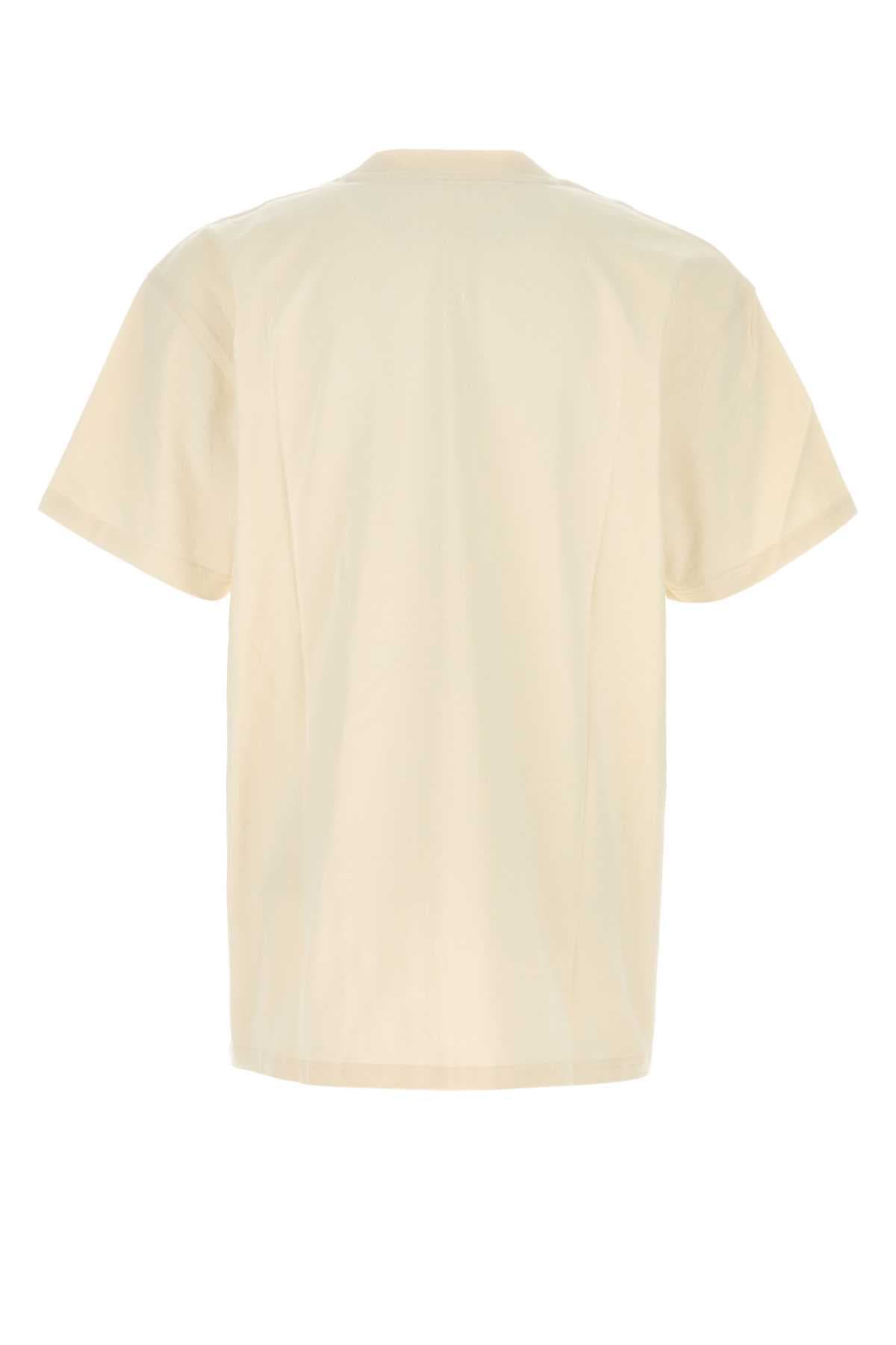 Cream cotton S/S American Script t-shirt - мініатюра 2