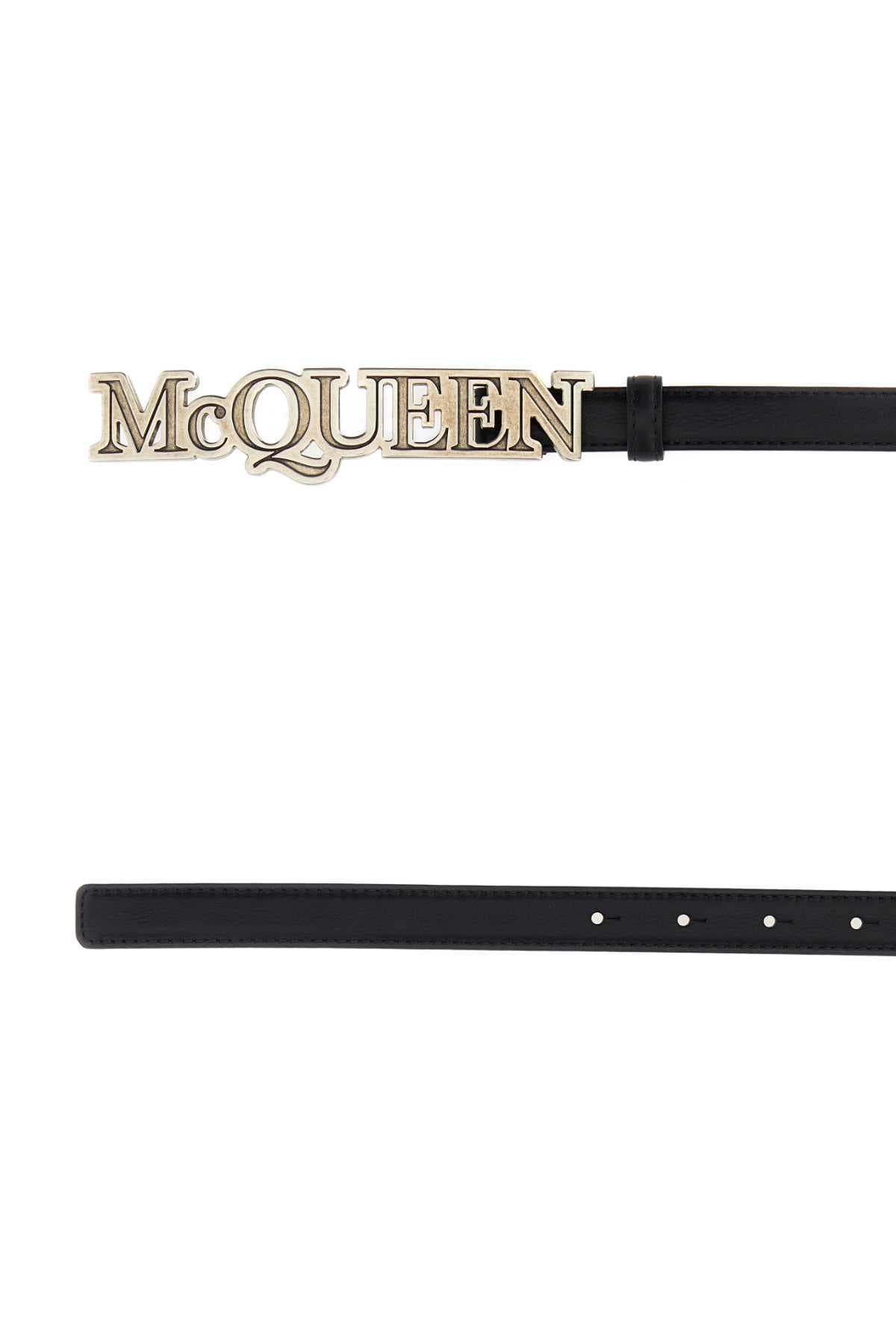Black leather belt - мініатюра 2
