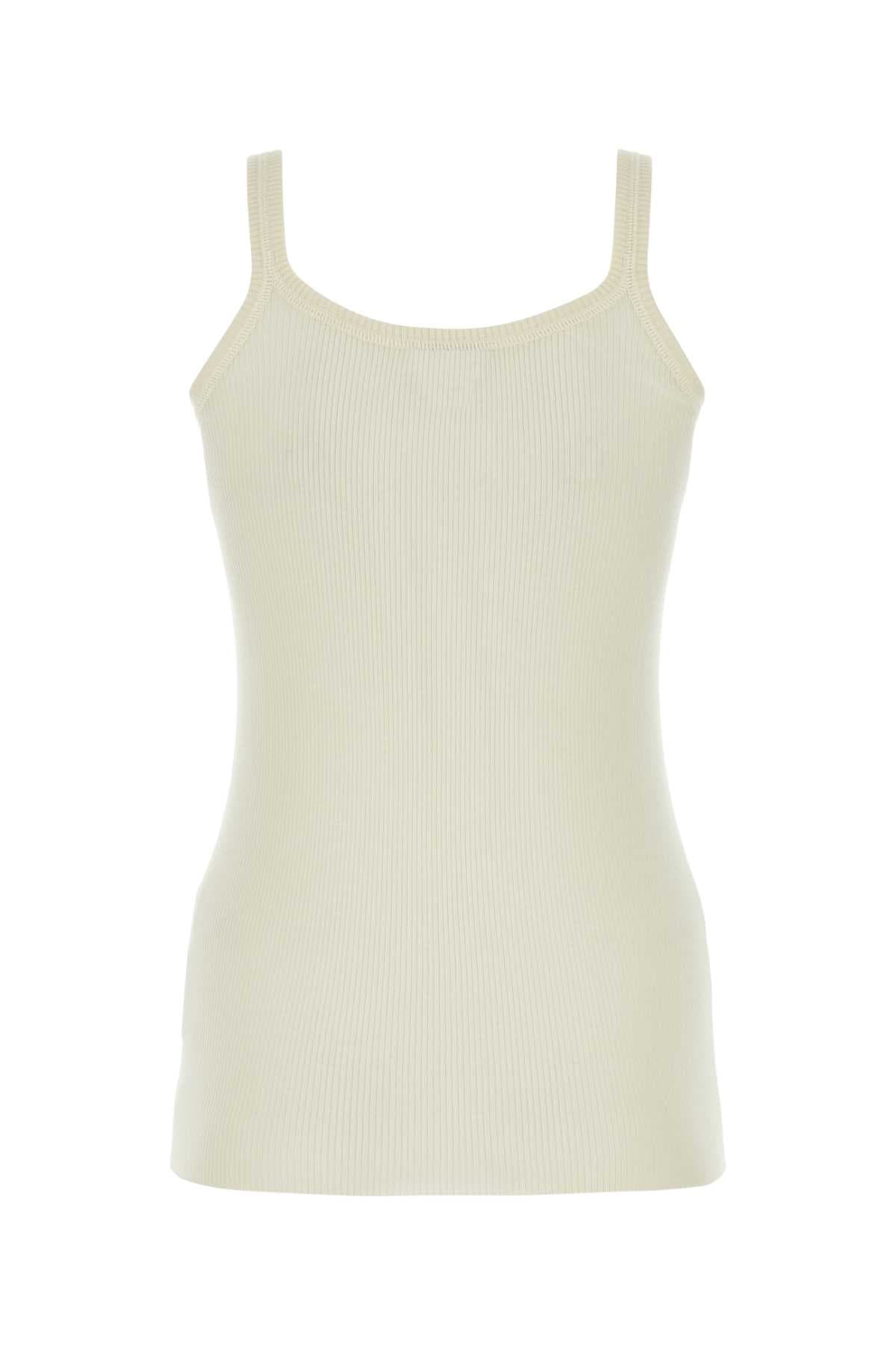Ivory wool tank top - мініатюра 2