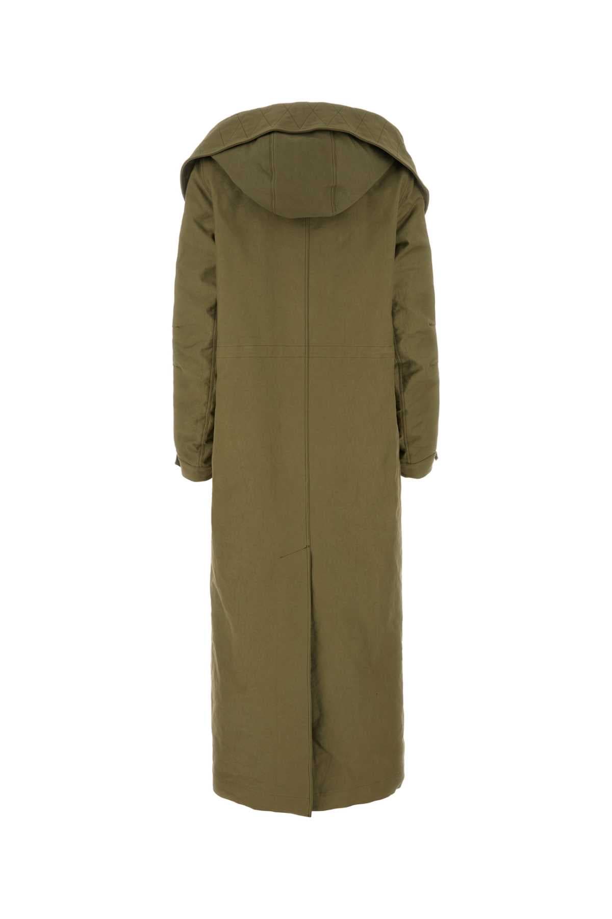 Army green nylon parka - мініатюра 2