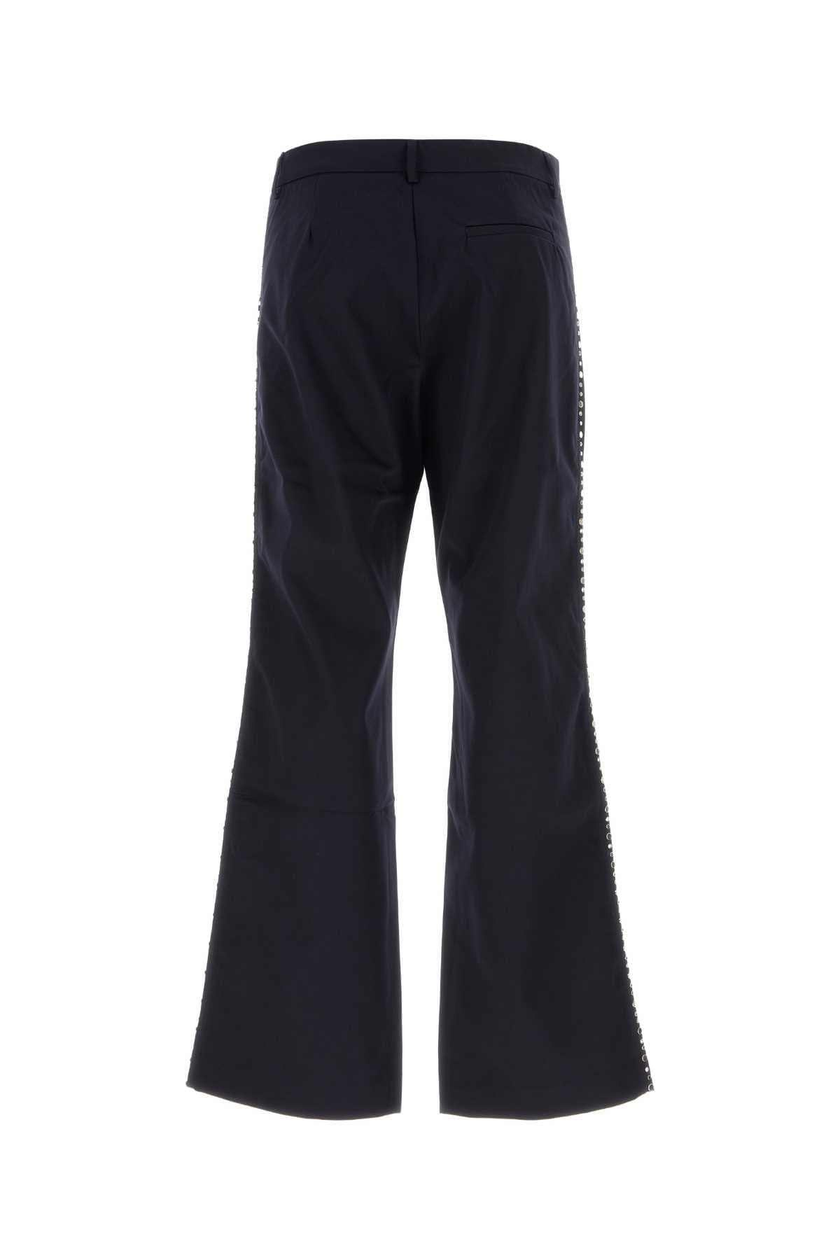 Midnight blue cotton pant - мініатюра 2