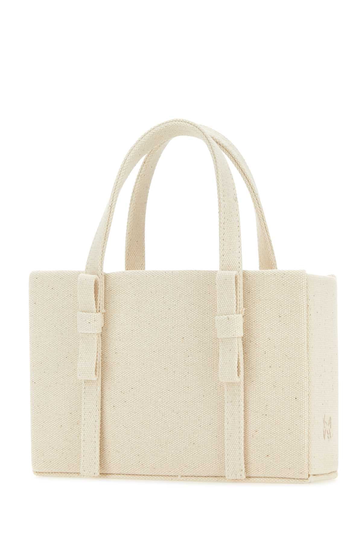 Ivory canvas handbag - мініатюра 2