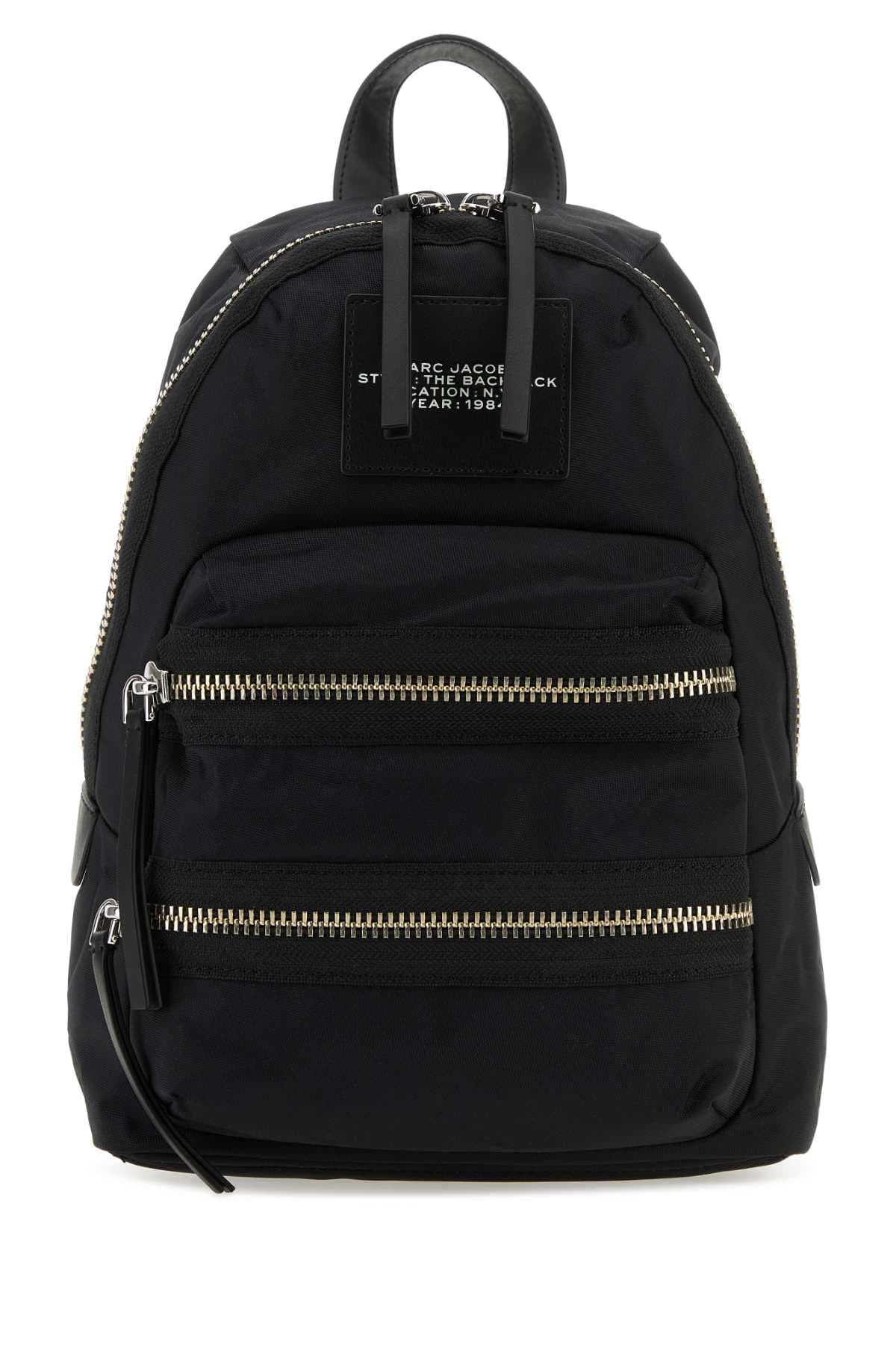Black nylon The Biker Medium backpack