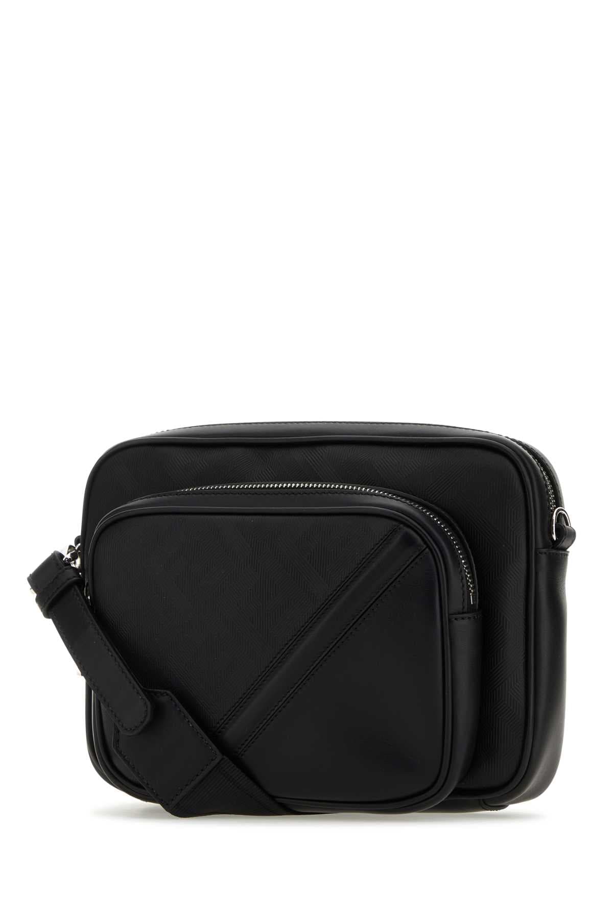 Black leather Camera Case Duo Fendi crossbody bag - мініатюра 2