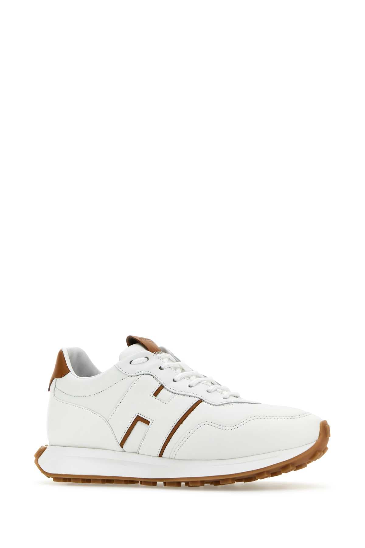 White leather H601 sneakers - мініатюра 2