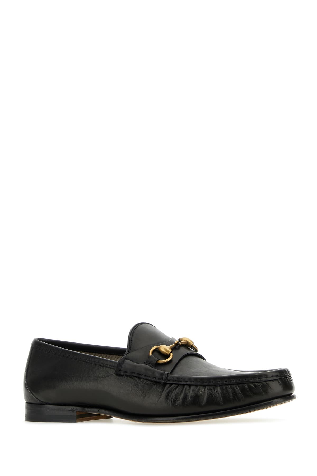 Black leather loafers - мініатюра 2