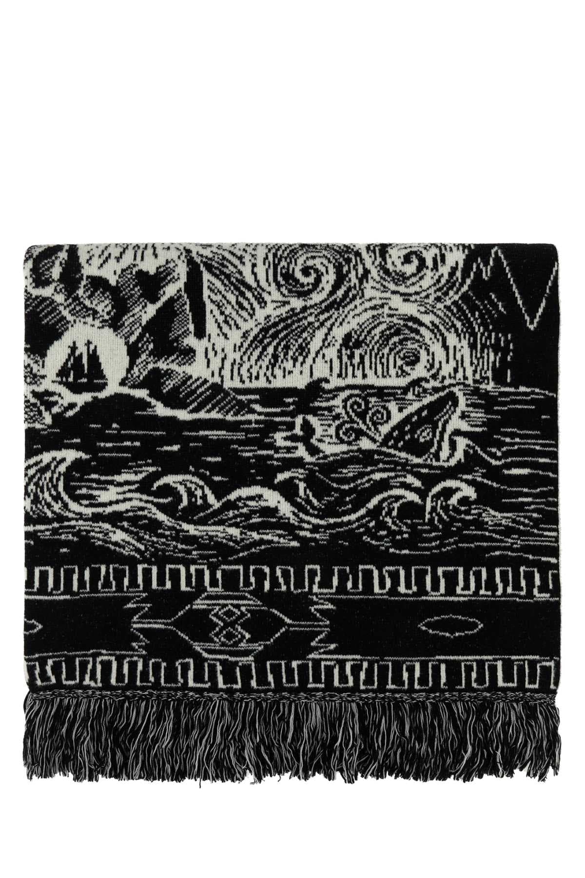 Embroidered wool blend Antarctic Expedition blanket
