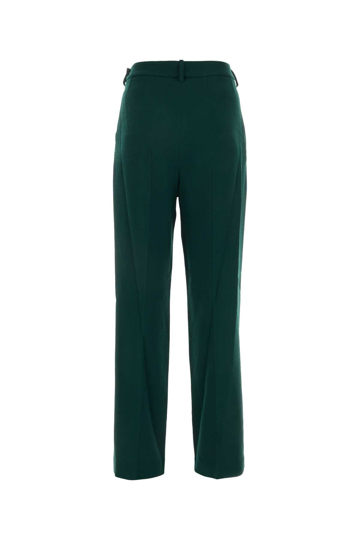 Dark green wool pant - мініатюра 2