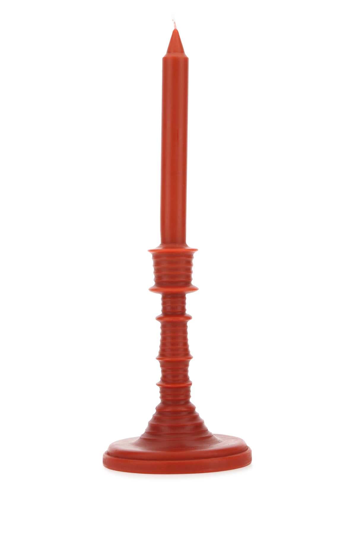 Tomato Leaves wax candleholder