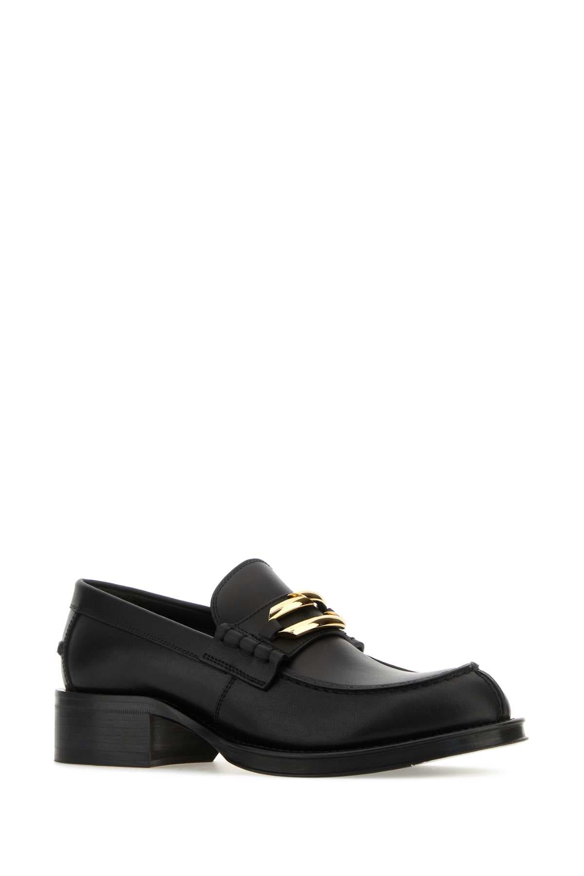 Black leather Medley loafers - мініатюра 2